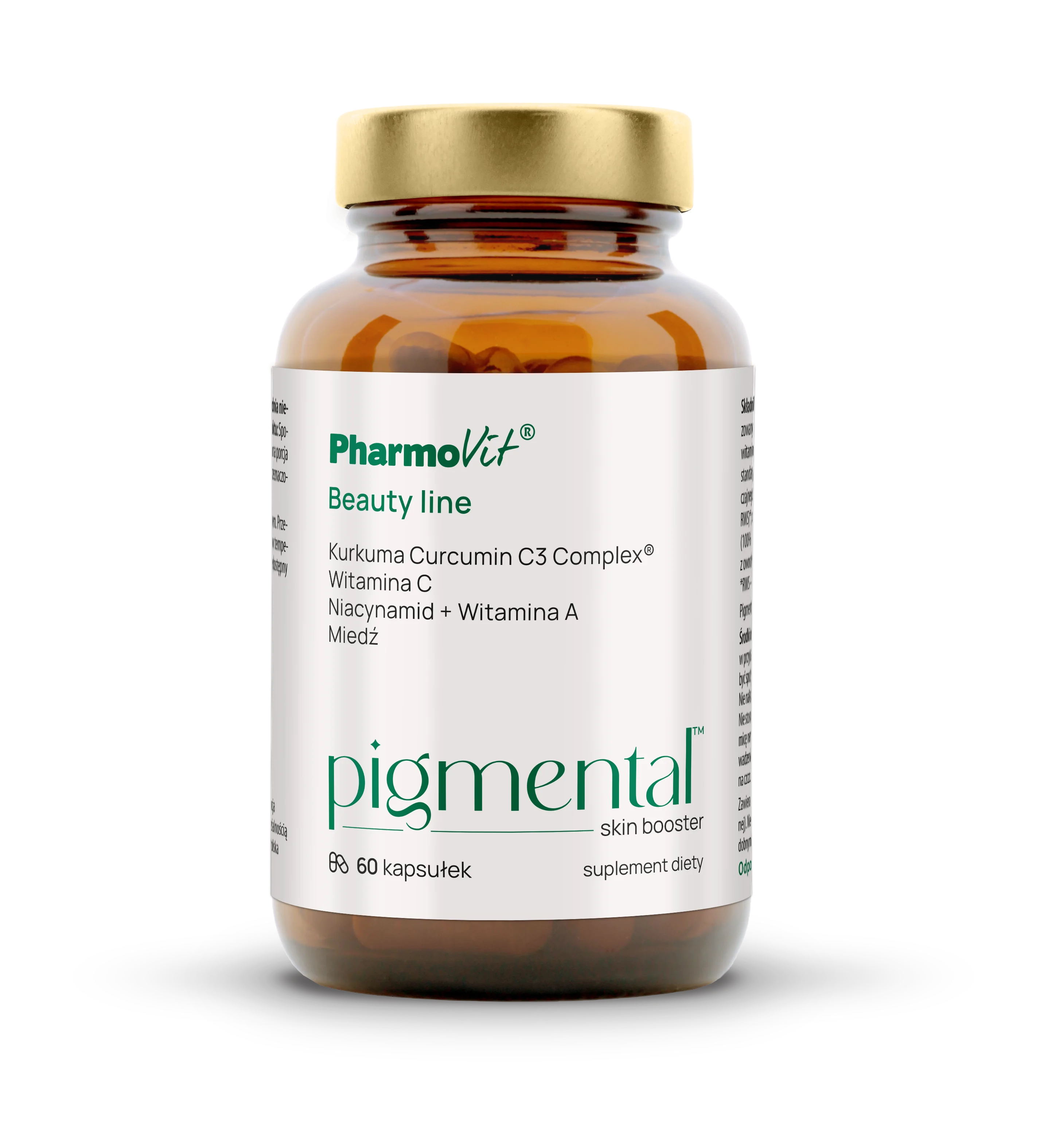 PharmoVit® Beauty Line Pigmental™ Skin booster 60 kapsułek