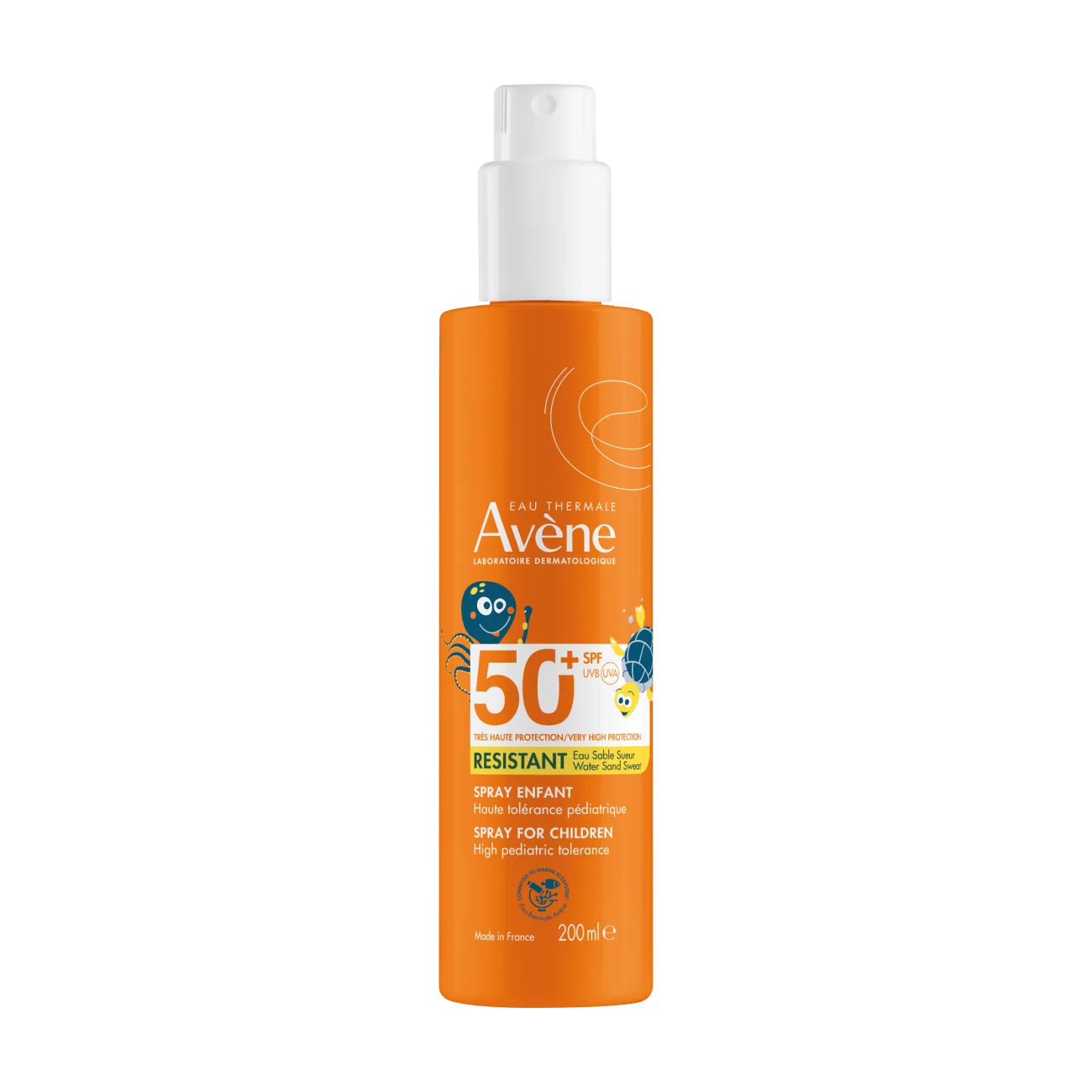 Avène Bardzo wysoka ochrona przeciwsłoneczna spray dla dzieci SPF 50+, 200 ml