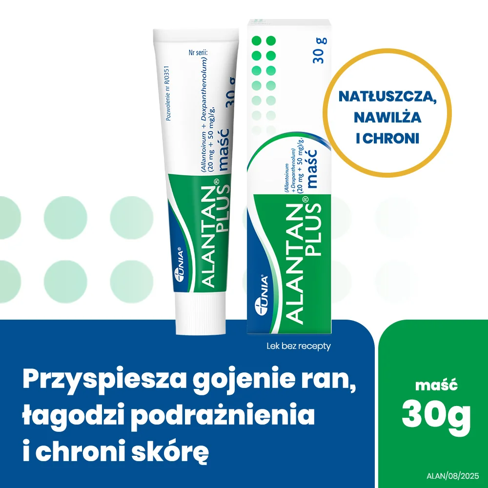 Alantan Plus (20 mg + 50 mg)/g maść, 30 g