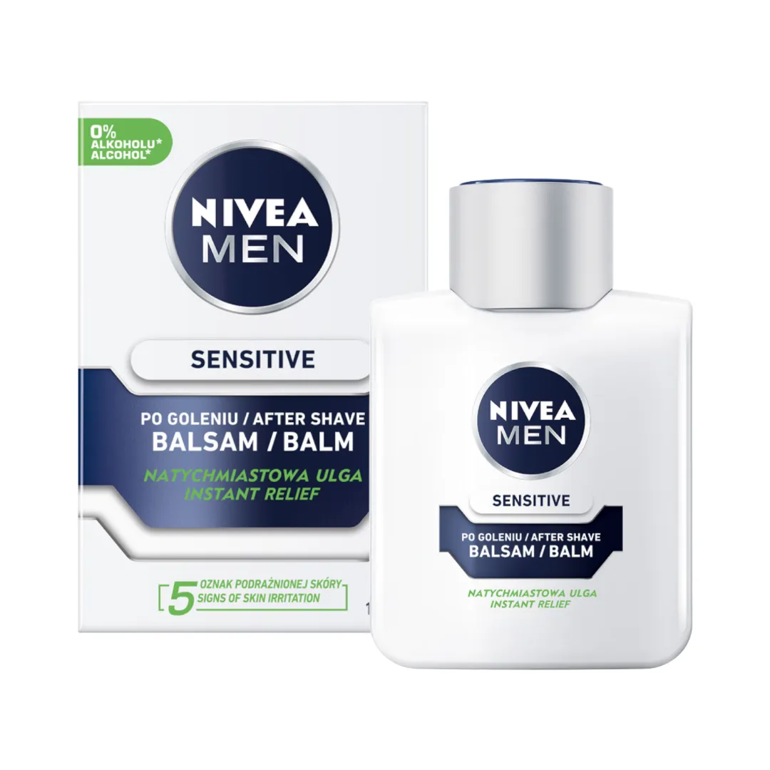 Nivea Men Sensitive Łagodzący balsam po goleniu, 100 ml 