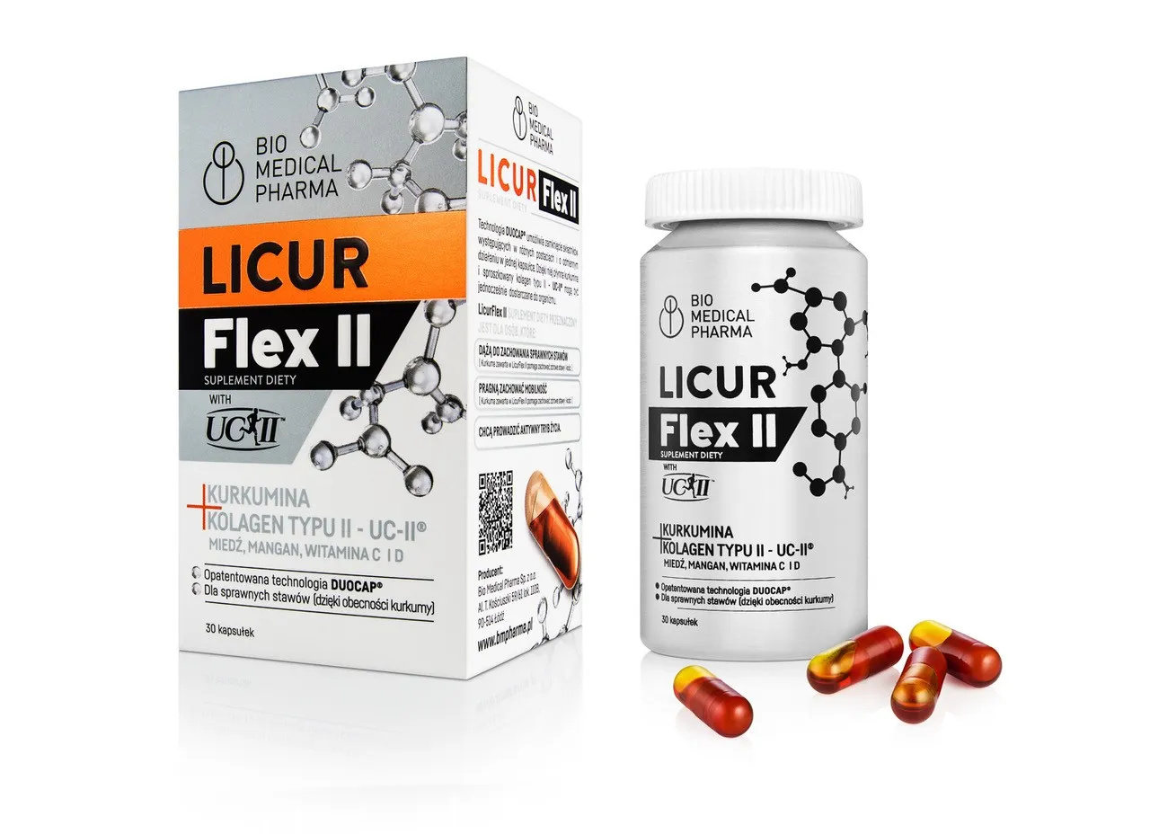 Licur Flex II, suplement diety, 30 kapsułek twardych
