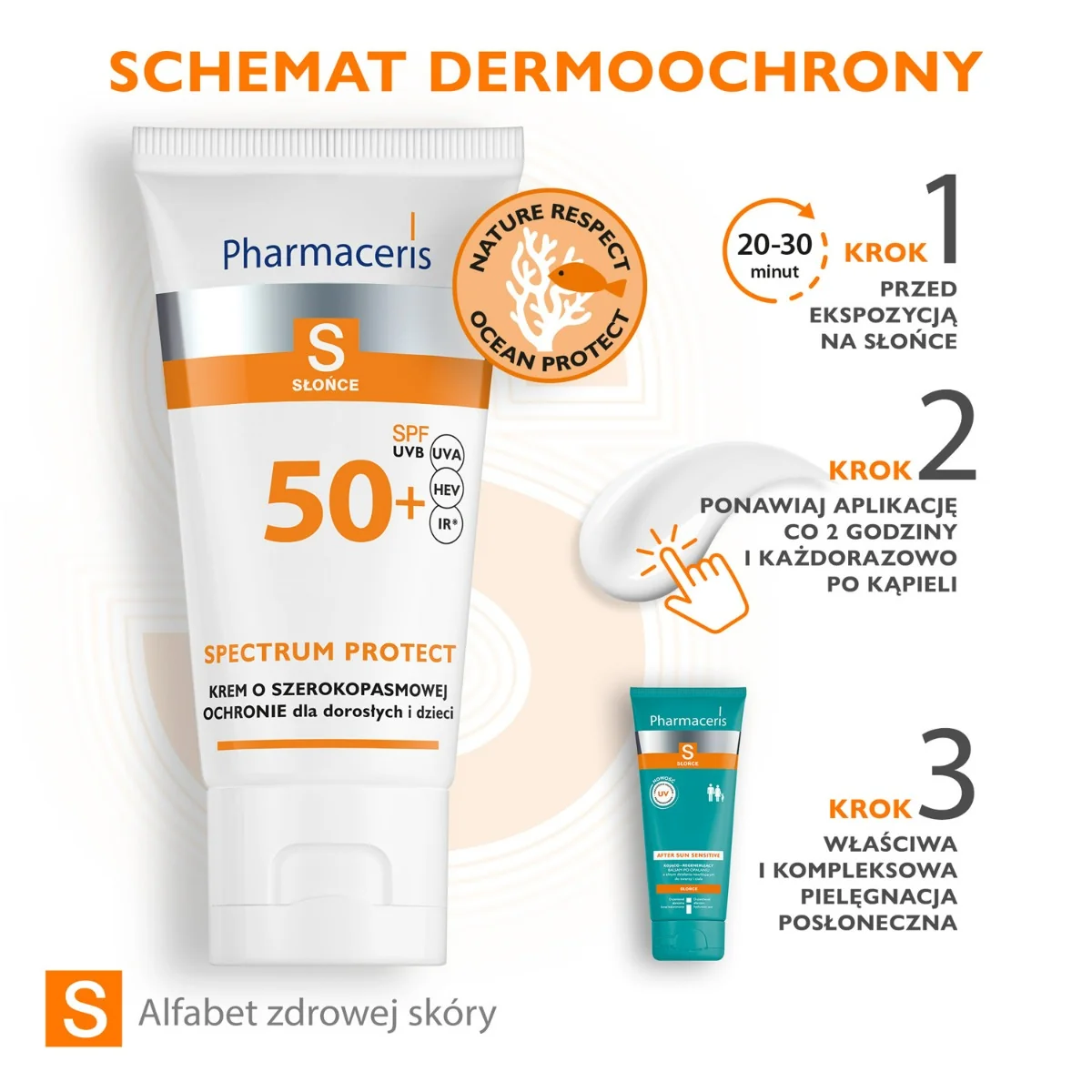 Pharmaceris S Spectrum Protect, krem o szerokopasmowej ochronie przed słońcem, SPF 50+, 50 ml 