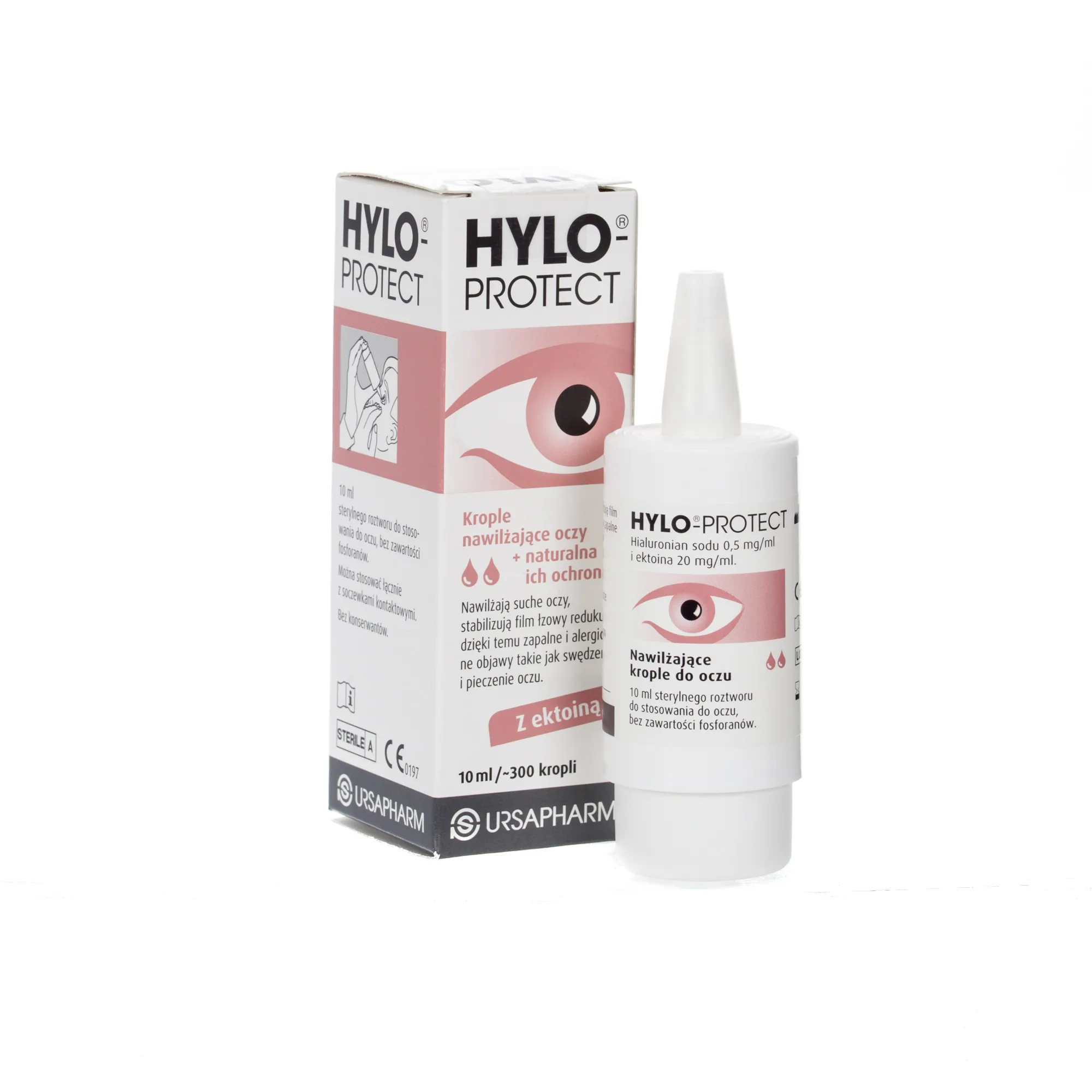 Hylo-protect nawilżające krople do oczu, 10 ml