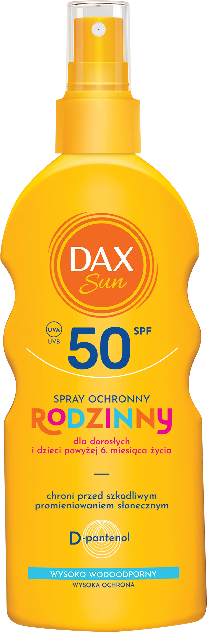 Dax Sun rodzinny spray ochronny SPF 50, 200 ml