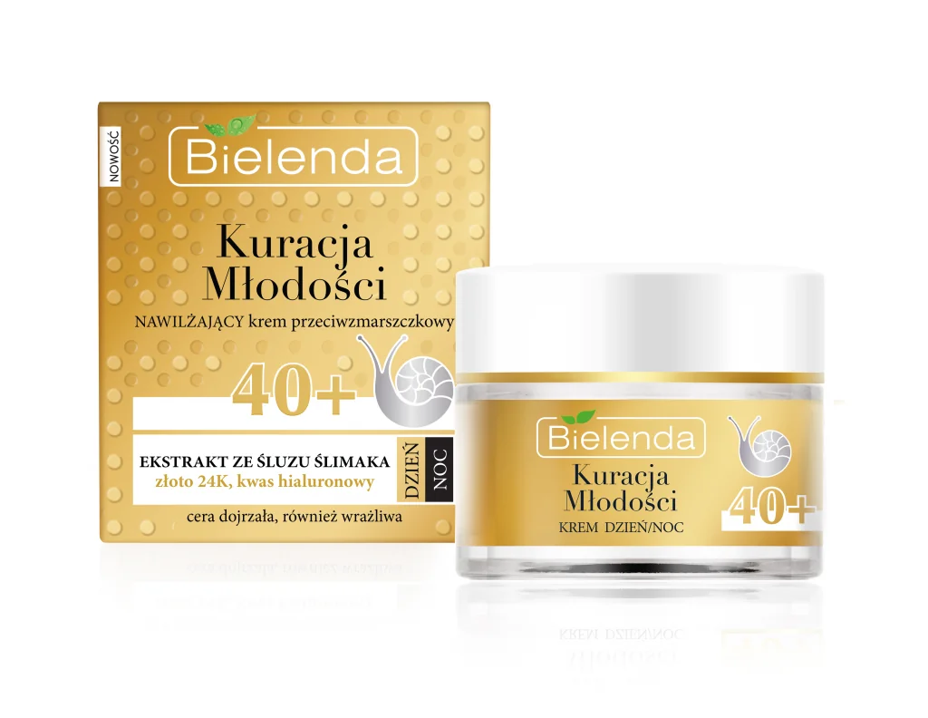Bielenda Kuracja Młodości nawilżający krem przeciwzmarszczkowy 40+, 50 ml