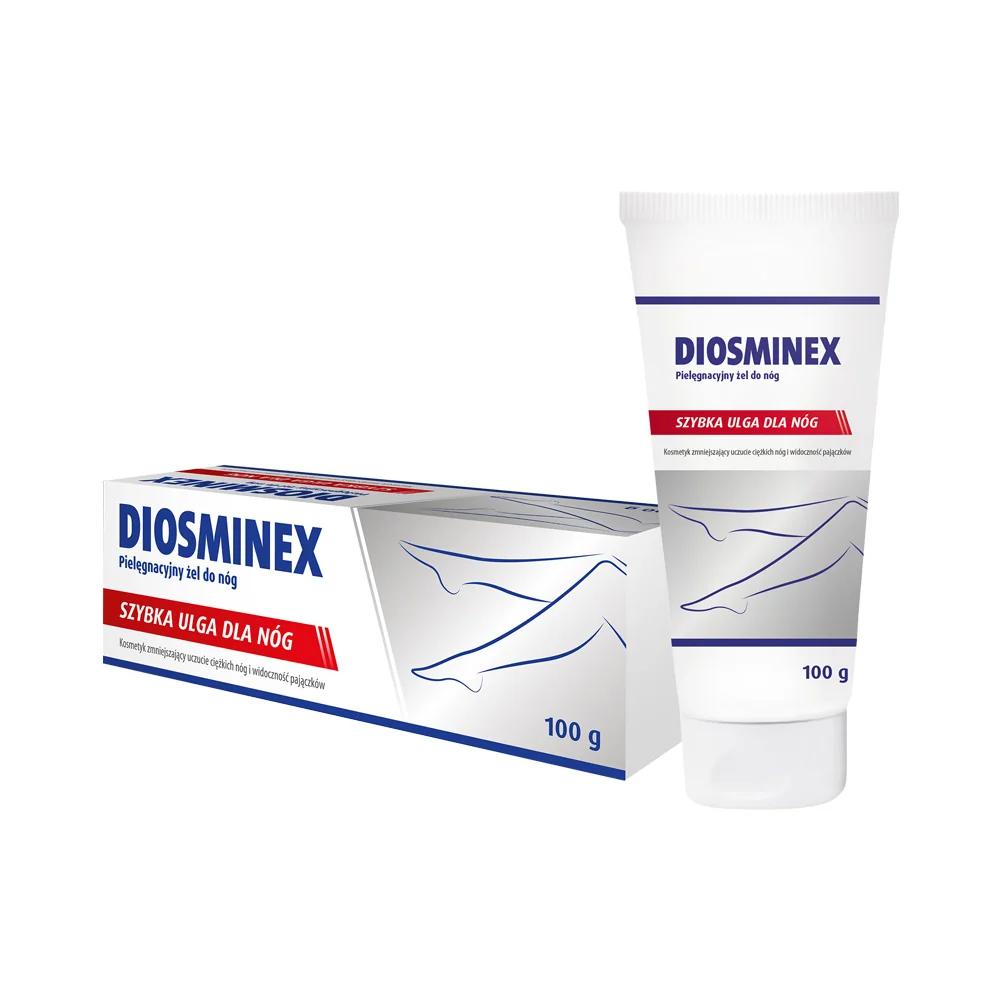 Diosminex Szybka ulga dla nóg żel, 100 g