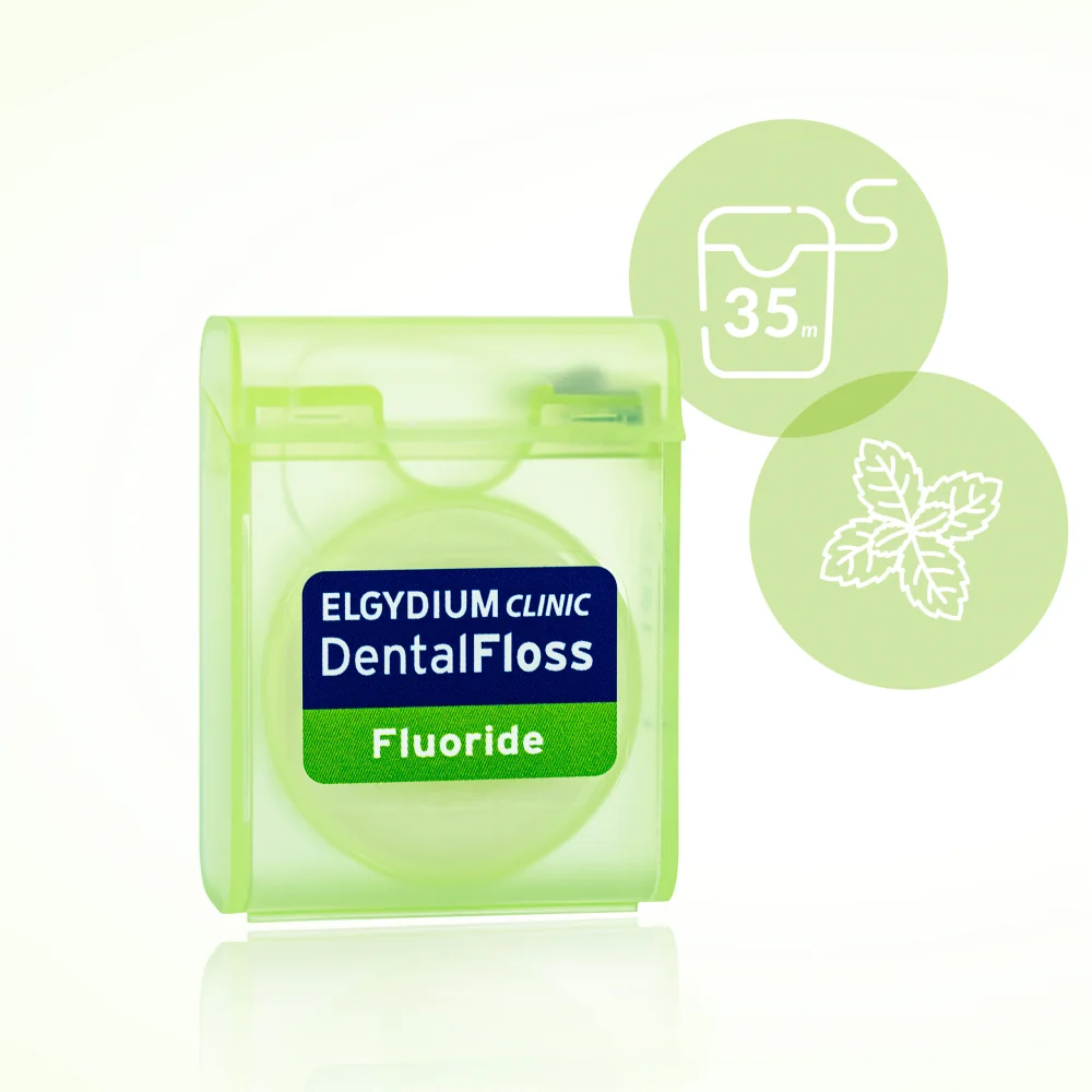 Elgydium Clinic nić dentystyczna z fluorem, 1 sztuka