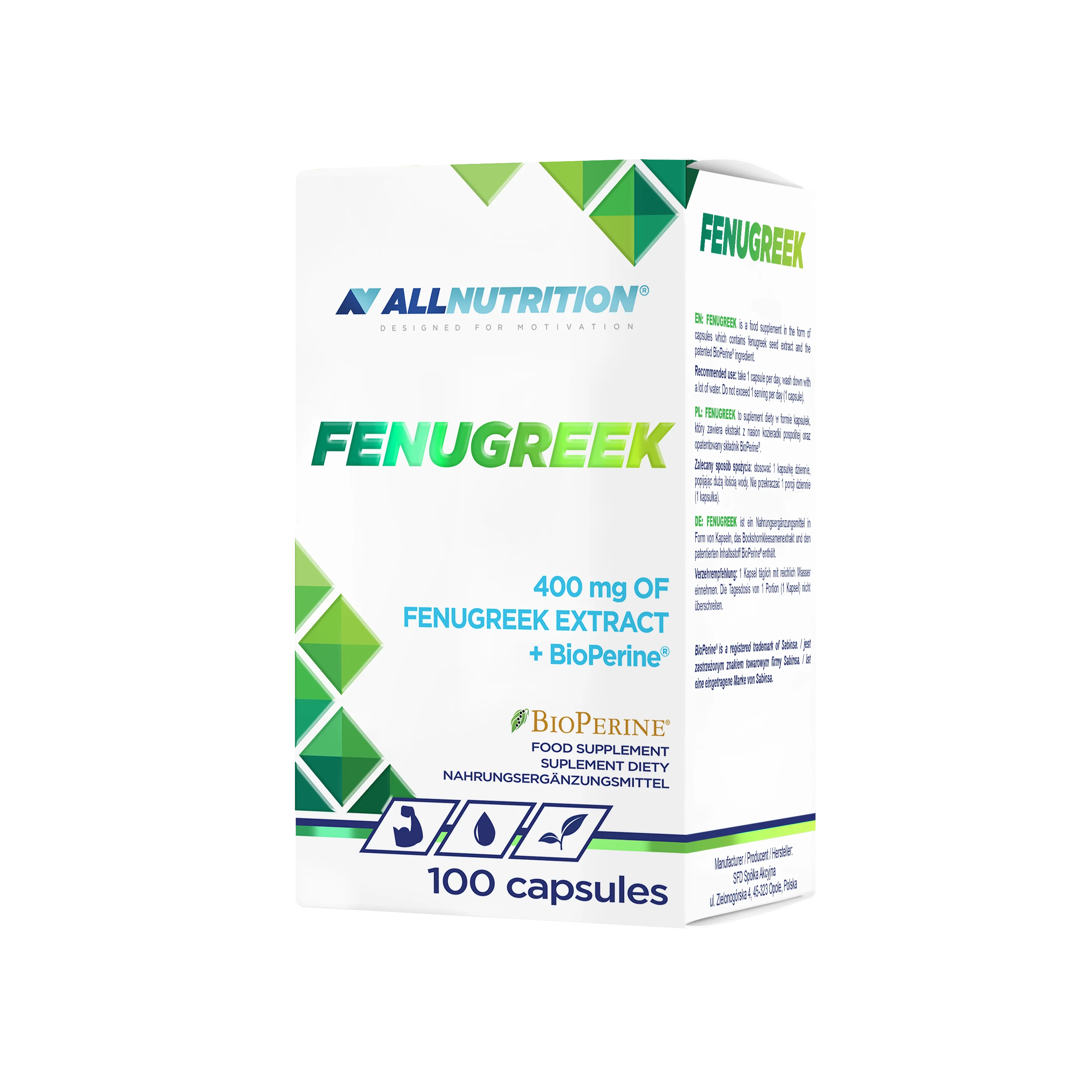Allnutrition Fenugreek 100 kapsułek