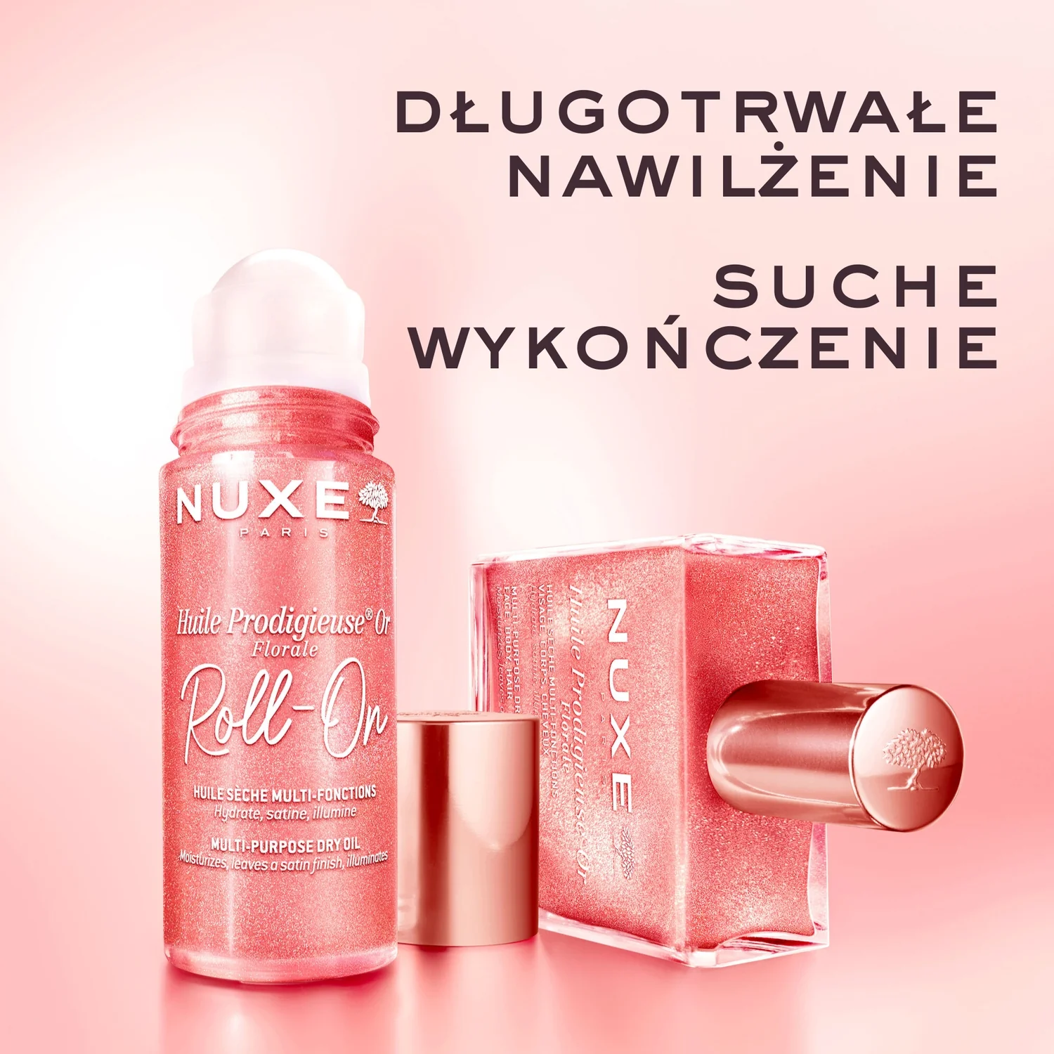 Nuxe Huile Prodigieuse Or Florale suchy olejek z drobinkami roll-on, 60 ml