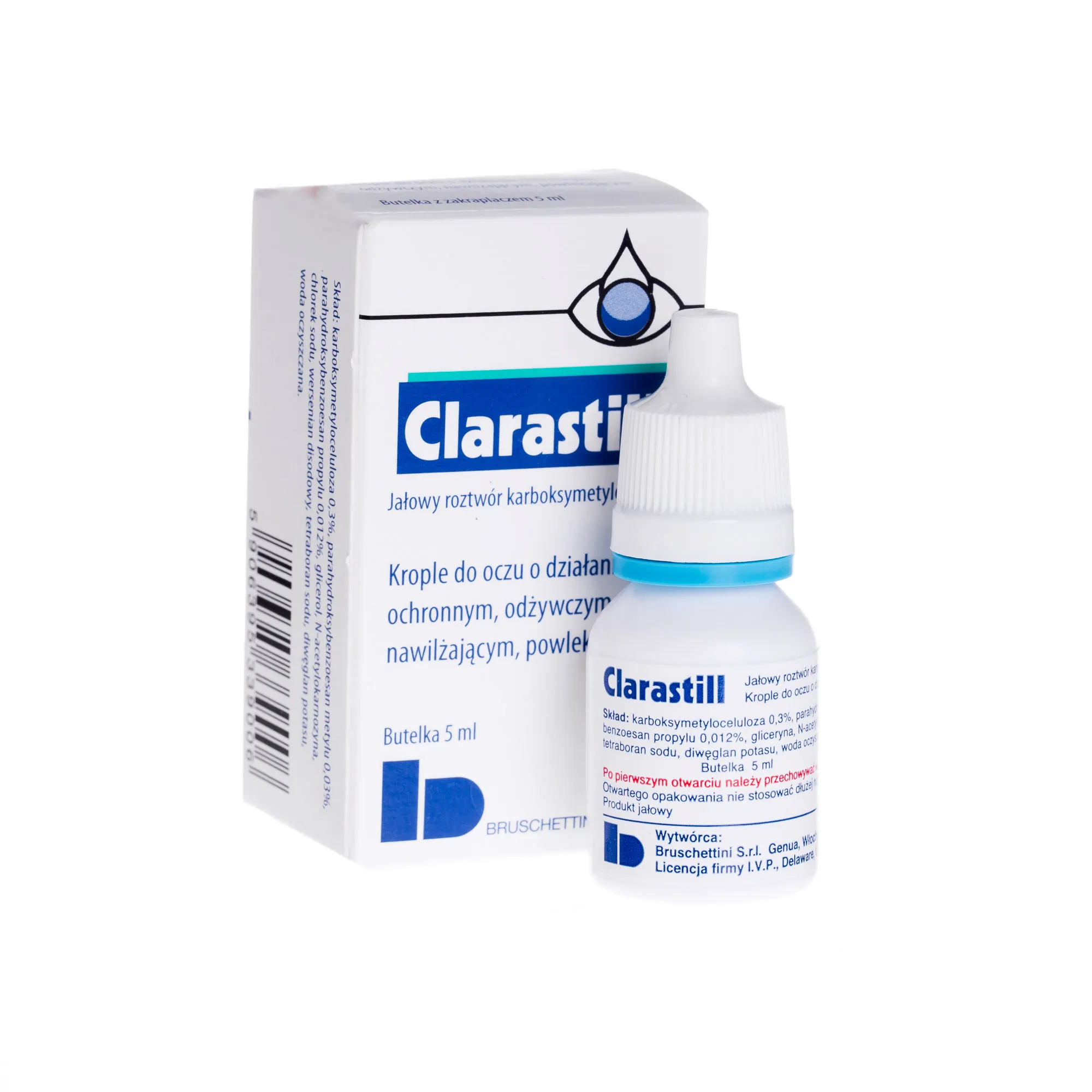 Clarastill, jałowy roztwór karboksymetylocelulozy, 5 ml 