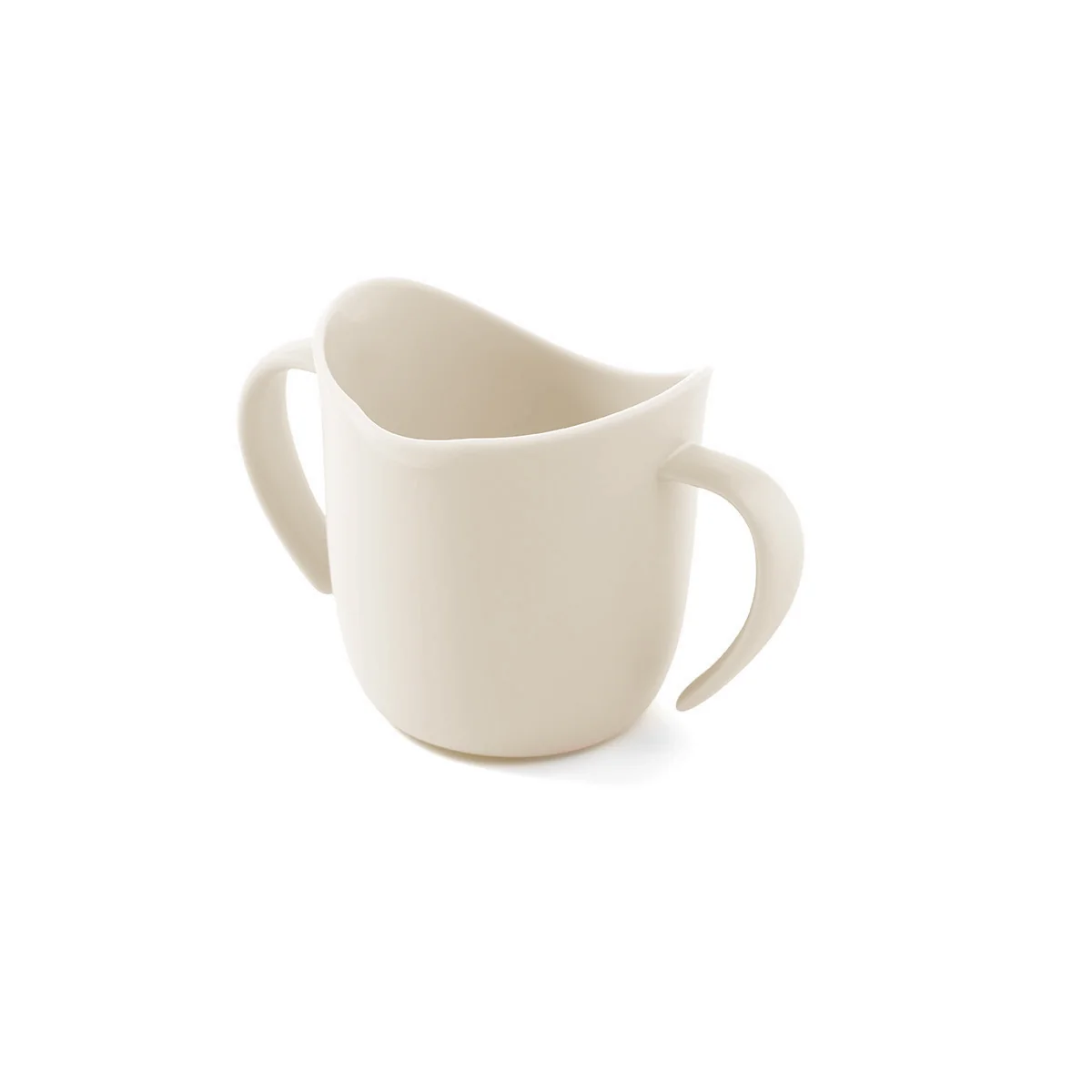 Babyono ergonomiczny kubek treningowy beżowy, 1 sztuka