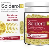 Solderol 2K Witamina D3 2000 j.m. suplement diety, 60 kapsułek o przedłużonym uwalnianiu