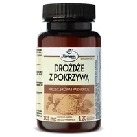 Drożdże z pokrzywą, suplement diety, 120 kapsułek