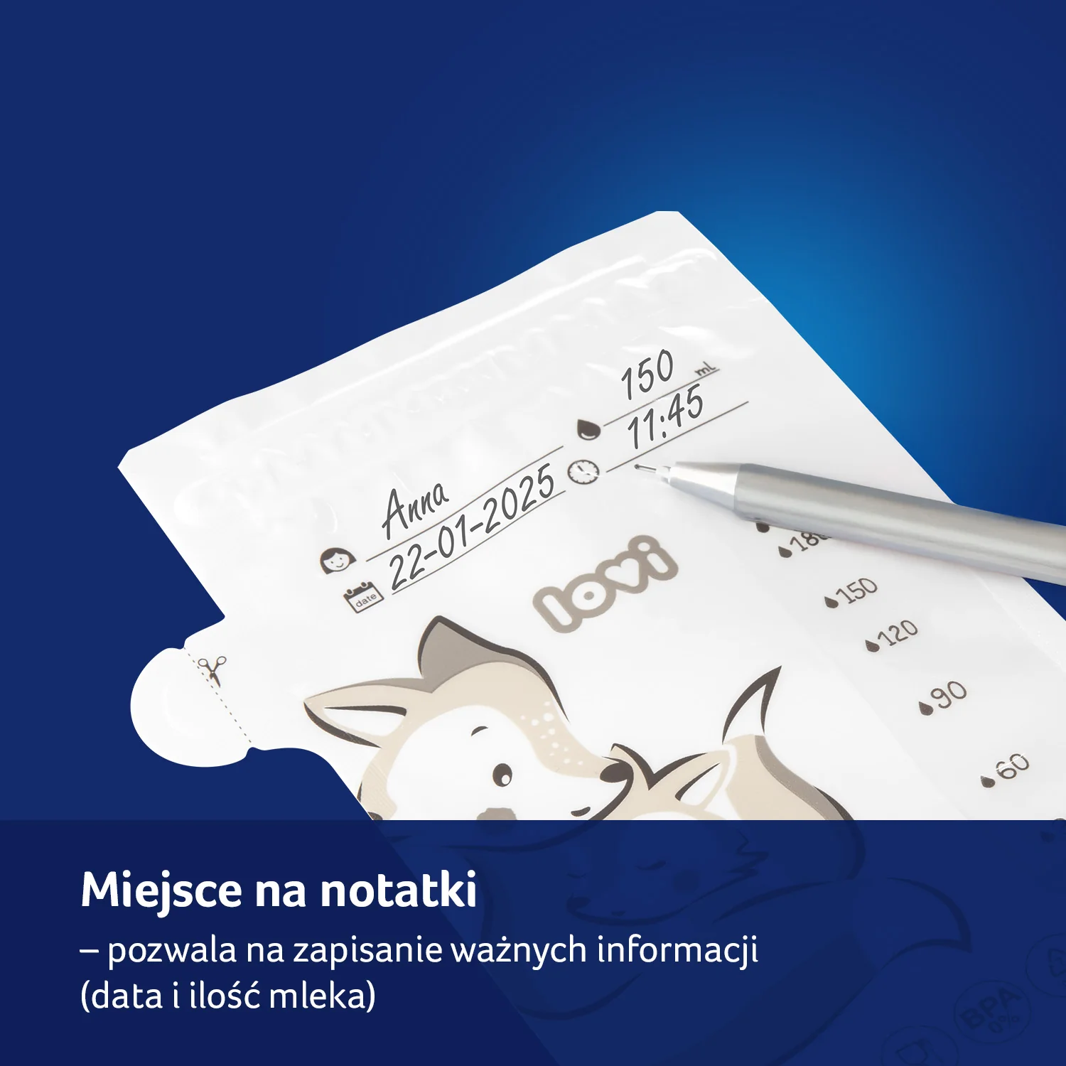 Lovi torebki do przechowywania pokarmu 12/208, 25 szt.