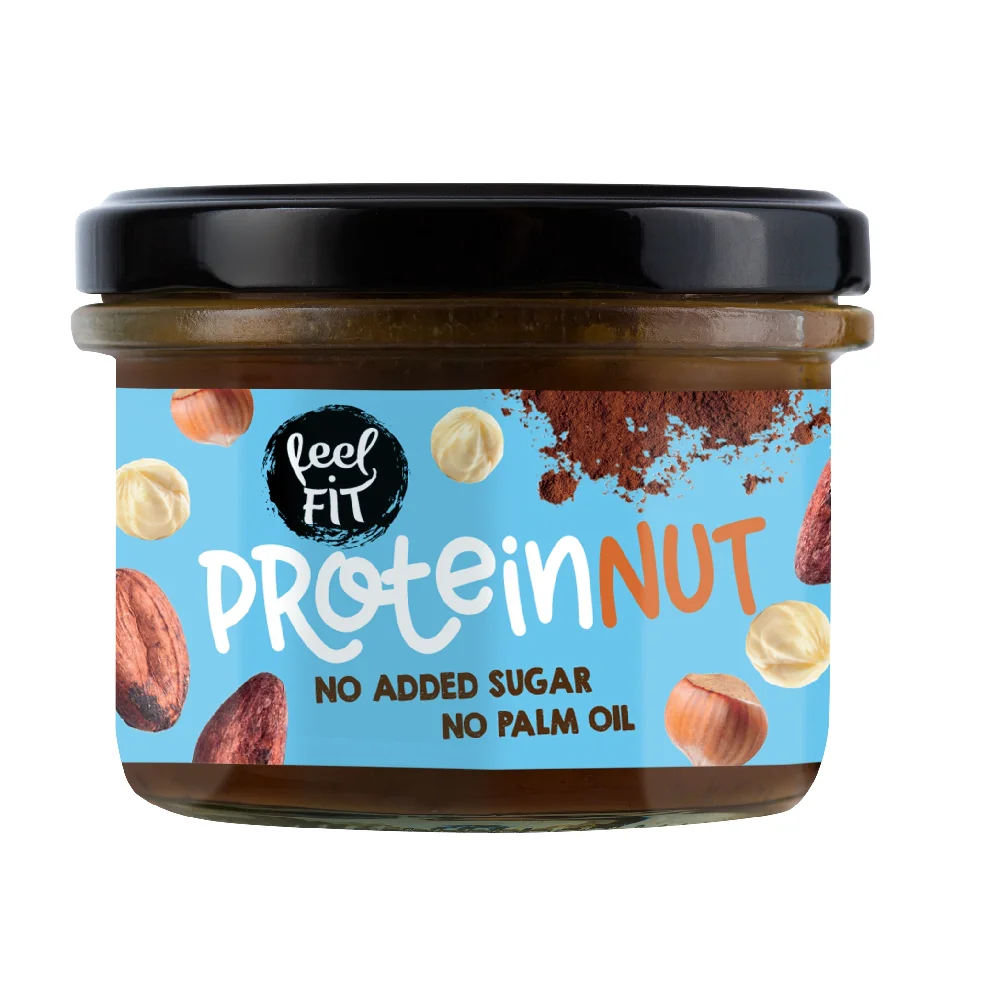 feel FIT ProteinNut proteinowy krem czekoladowy z orzechami laskowymi, 200 g