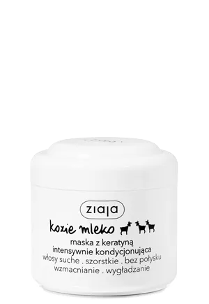 Ziaja Kozie Mleko, maska intensywnie kondycjonująca z keratyną do włosów, 200 ml