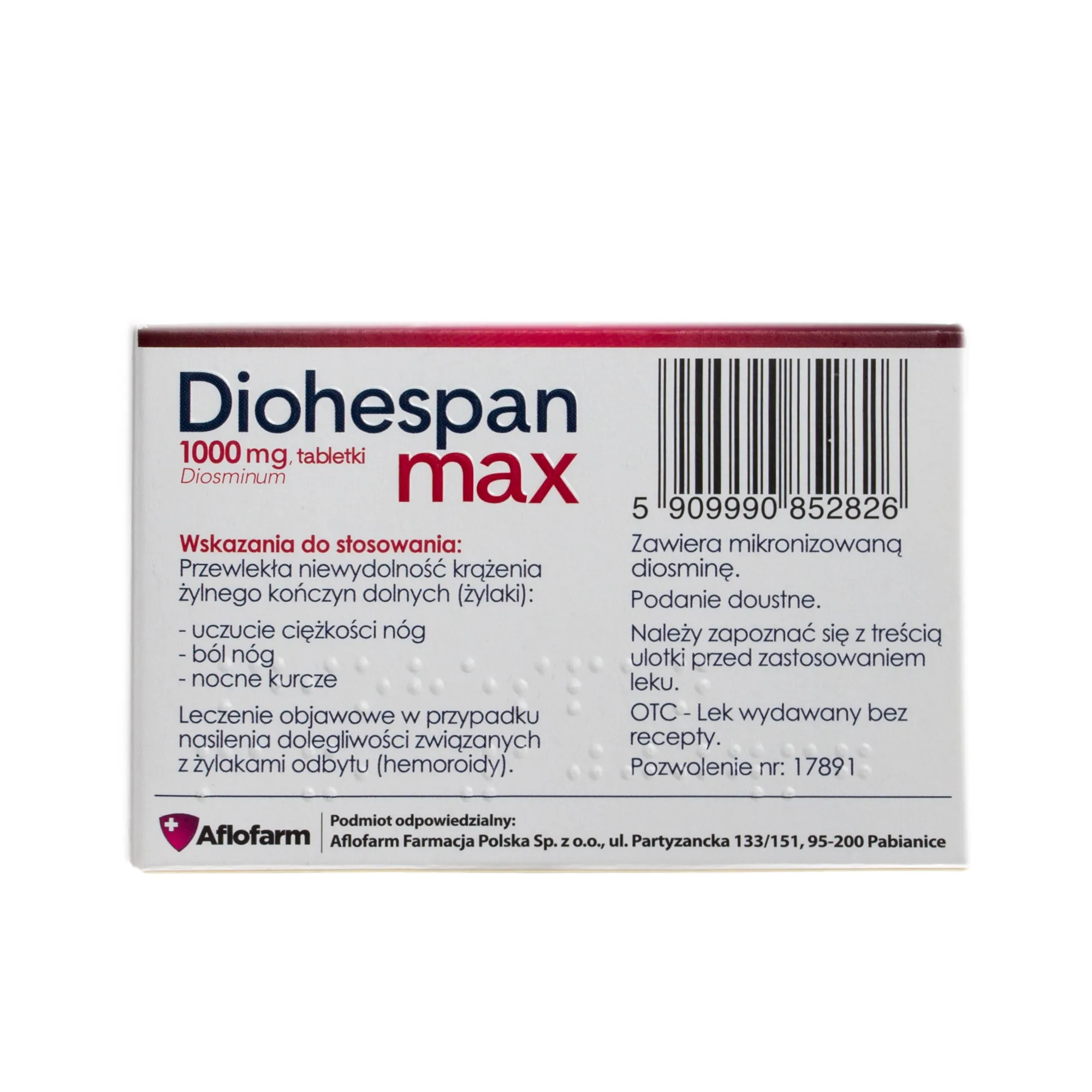 Diohespan Max 1000 mg, 60 tabletek 
