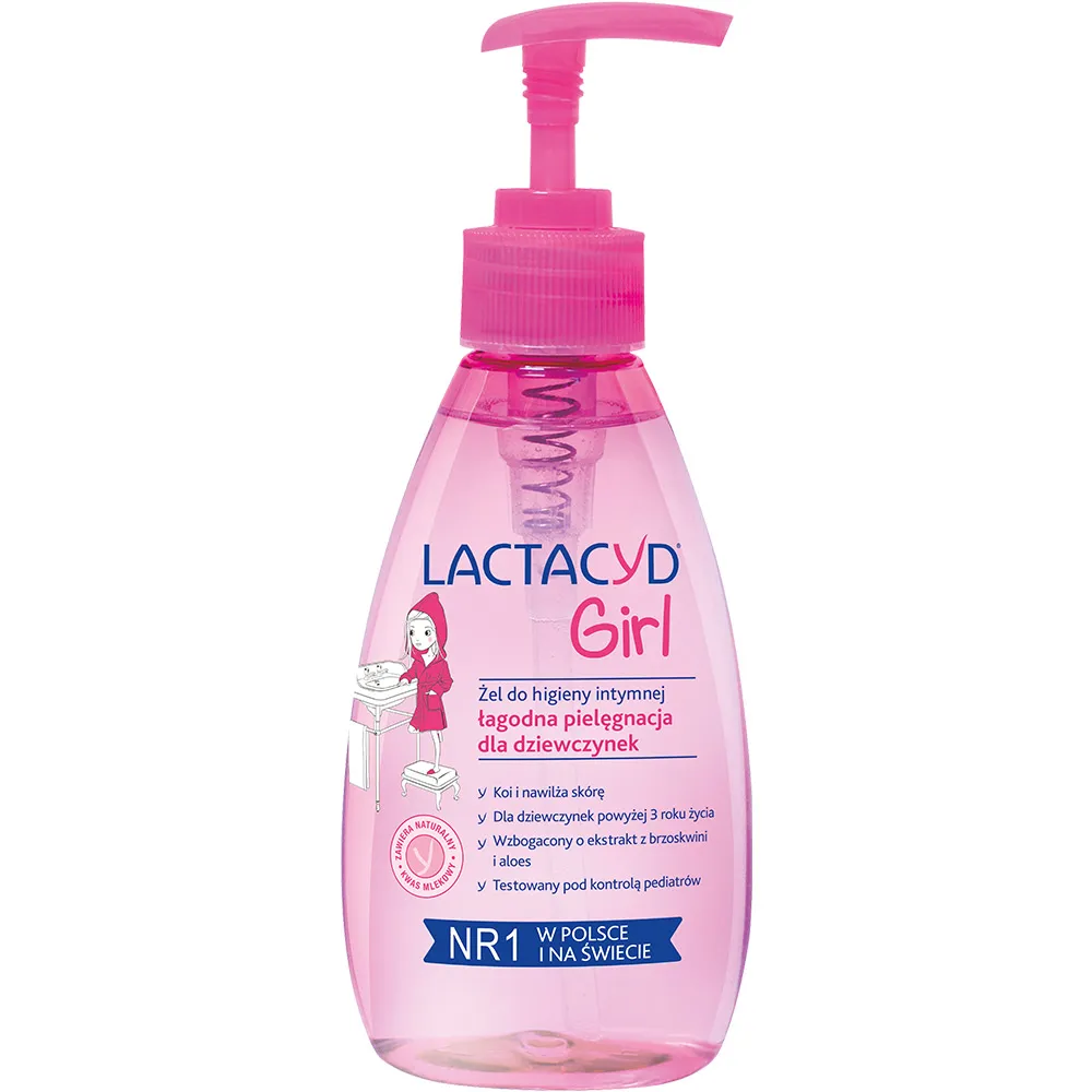 Lactacyd Girl, żel do higieny intymnej, 200 ml