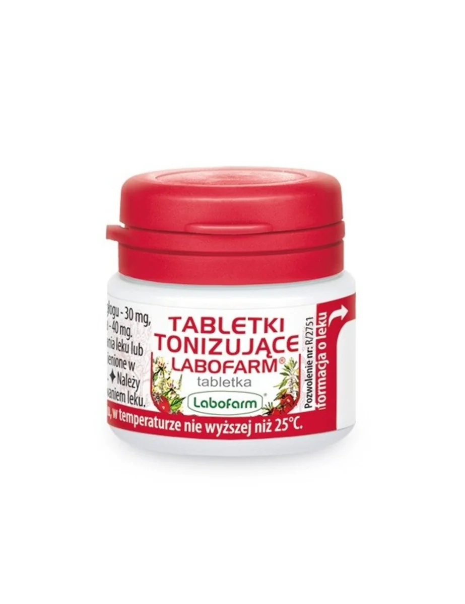 Labofarm Tabletki tonizujące 20 tabletek Tabletki tonizujące, 20 tabletek