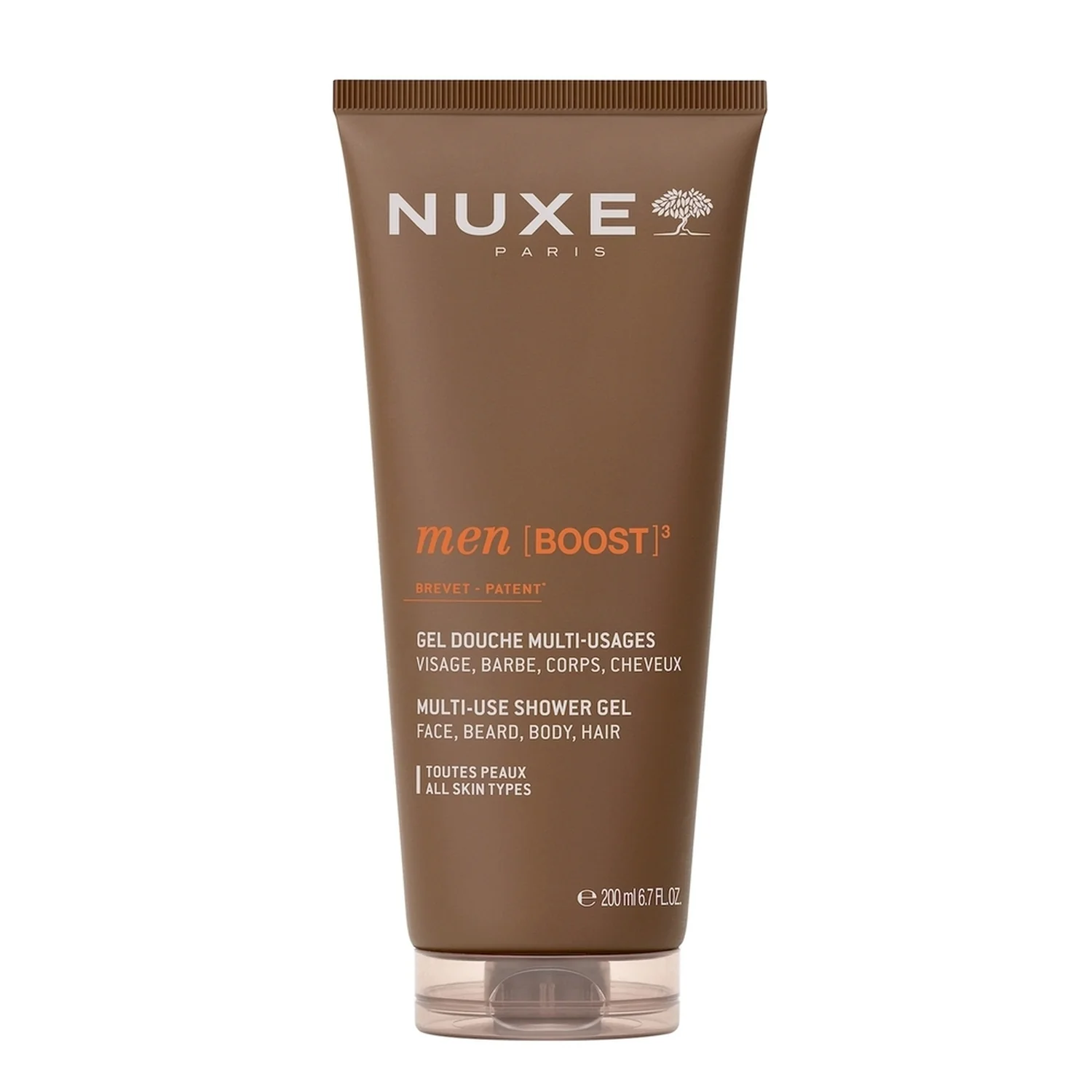 Nuxe Men Boost wielofunkcyjny żel pod prysznic, 200 ml