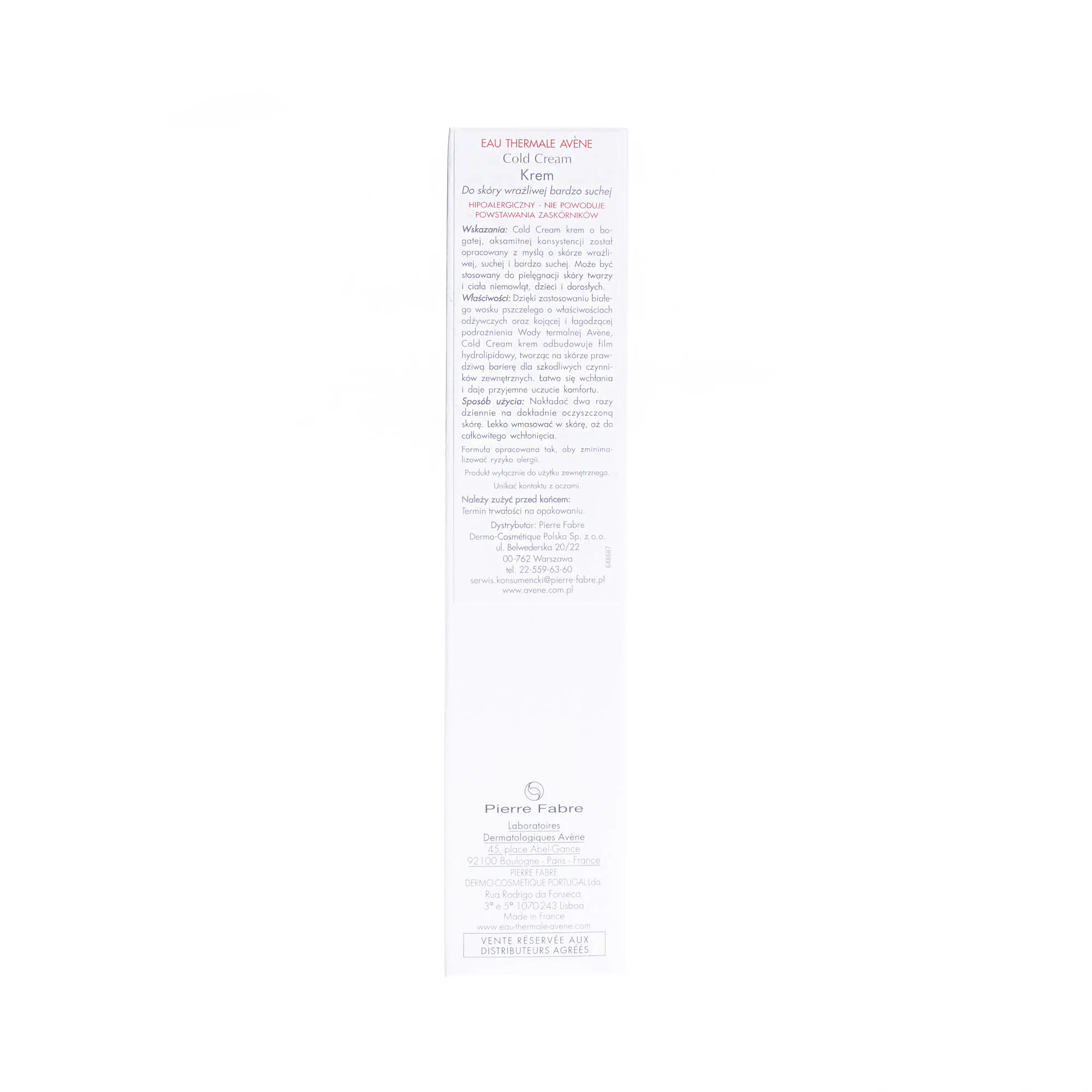 Avene Cold Cream krem, 100 ml