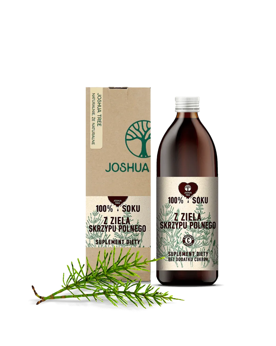 Joshua Tree, sok z ziela skrzypu polnego z dodatkiem witaminy C, suplement diety, 500 m