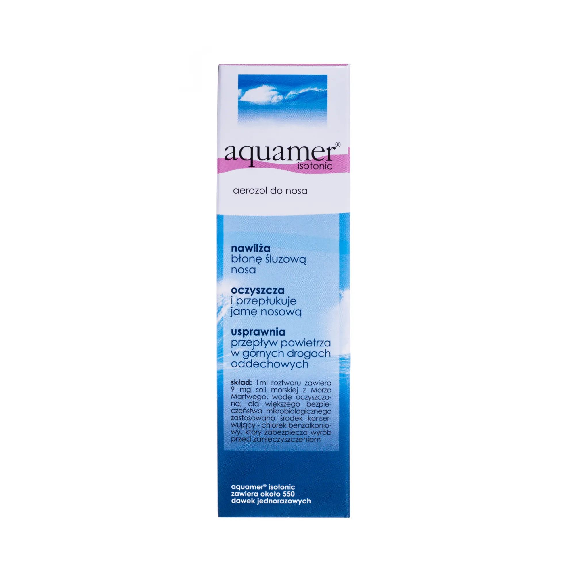 Aquamer Isotonic, aerozol do nosa, 50 ml 