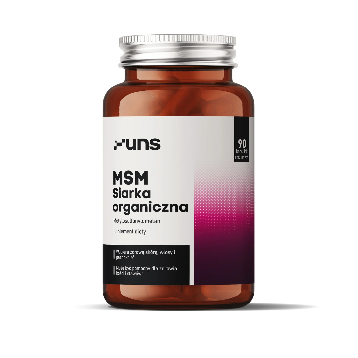 UNS MSM Siarka organiczna 90 kapsułek wege