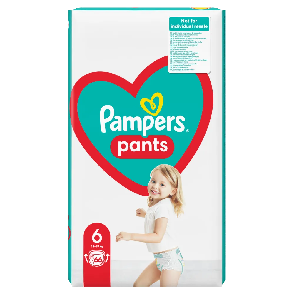 Pampers Pants 6 Pieluchomajtki, 132 sztuk 