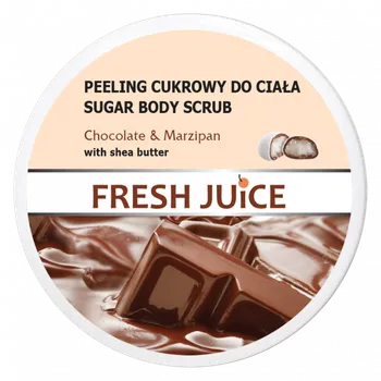 Fresh Juice, peeling cukrowy do ciała, chocolate marzipan, 225 ml 