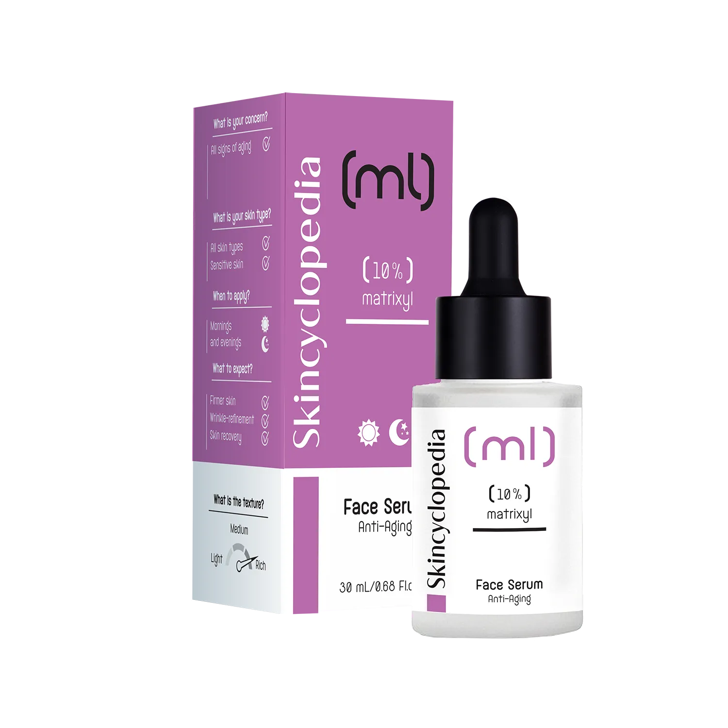Skincyclopedia Face Serum skoncentrowane serum do twarzy z 10% matrixyl® 3000, 30 ml