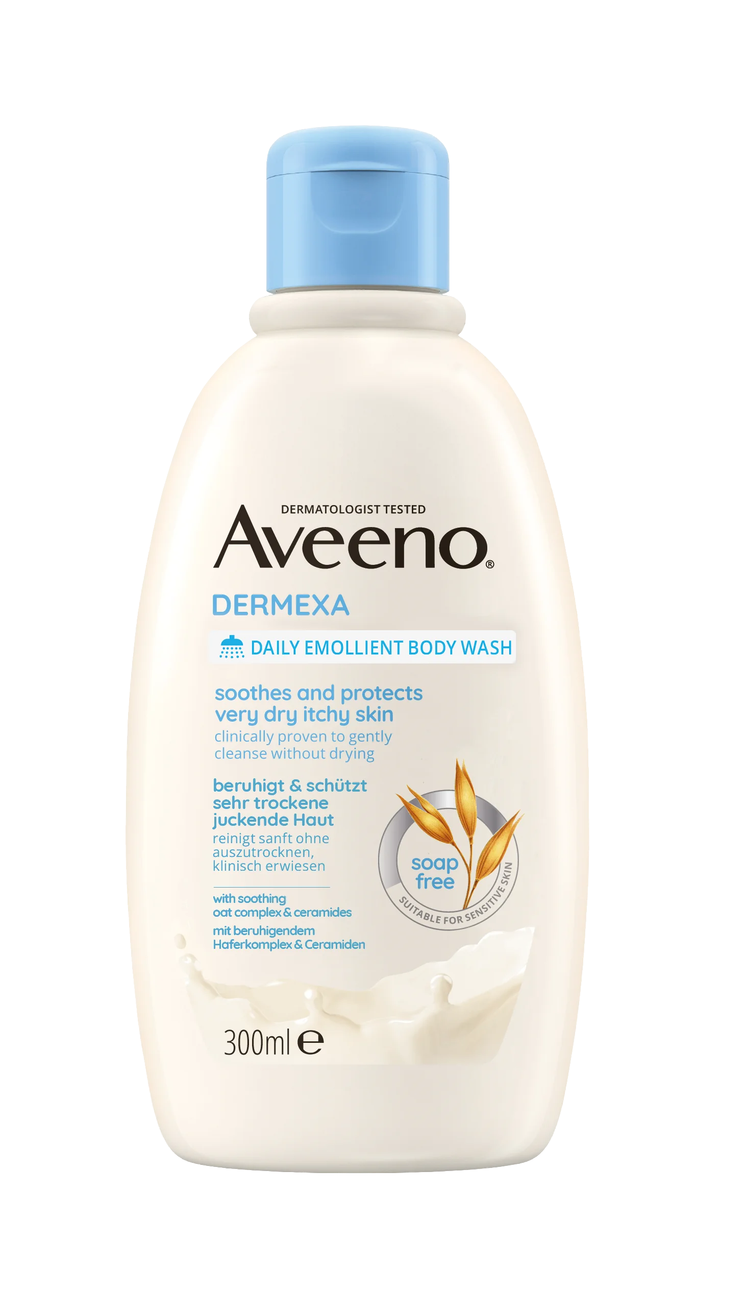 Aveeno® Dermexa emolientowy żel do mycia ciała, 300 ml