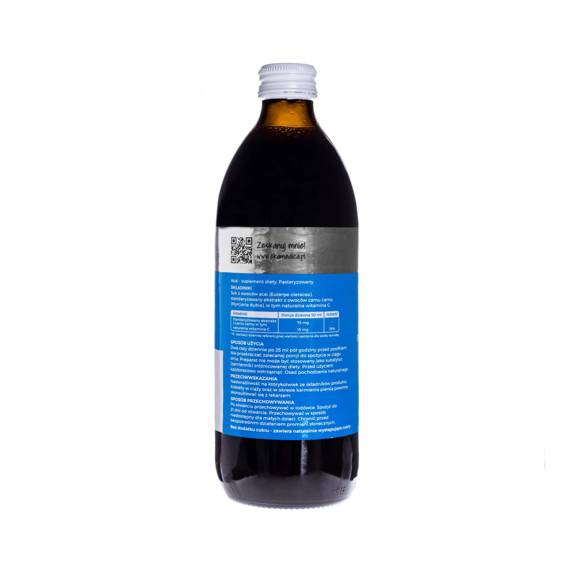 Acai. suplement diety, sok, 0,5 l 