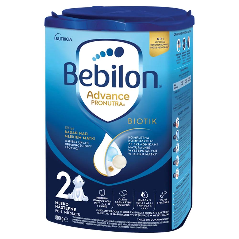 Bebilon 2 Advance Pronutra BIOTIK mleko następne po 6. miesiącu 800 g