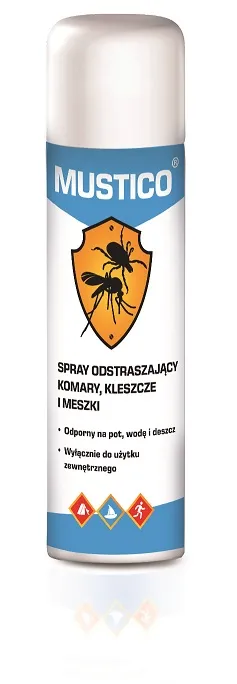 Mustico, spray odstraszający komary, kleszcze i meszki, 100 ml