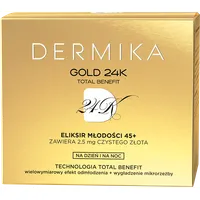 Dermika Gold 24K, krem koncentrat młodości 45+ na dzień i noc, 50 ml