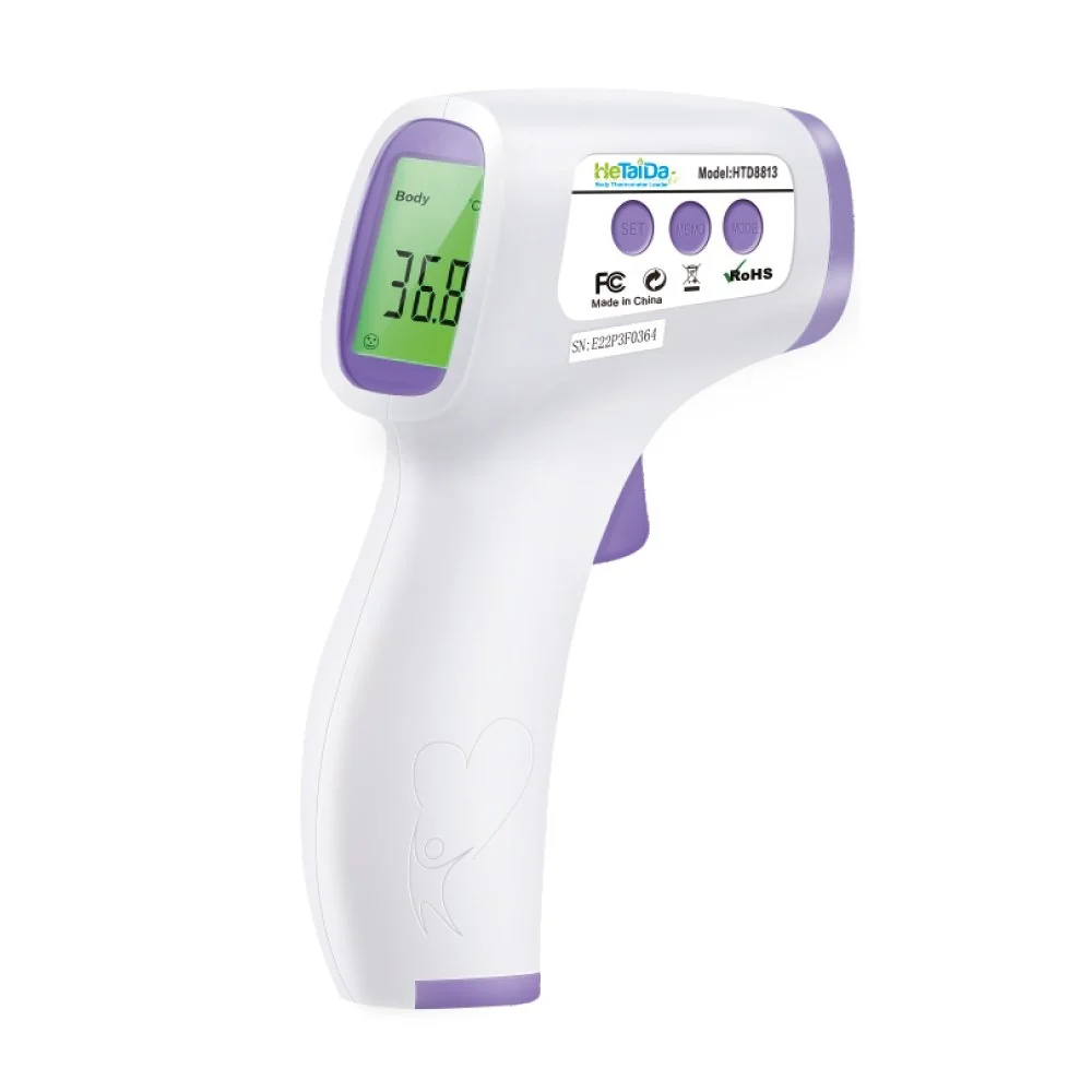 Hetaida HTD 8813 elektroniczny termometr bezkontaktowy, 1 szt.