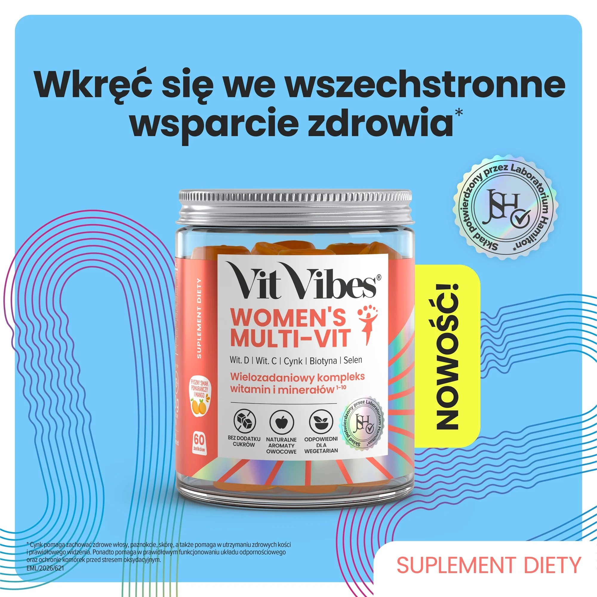 Vit Vibes® Women's Multi-Vit 60 żelek