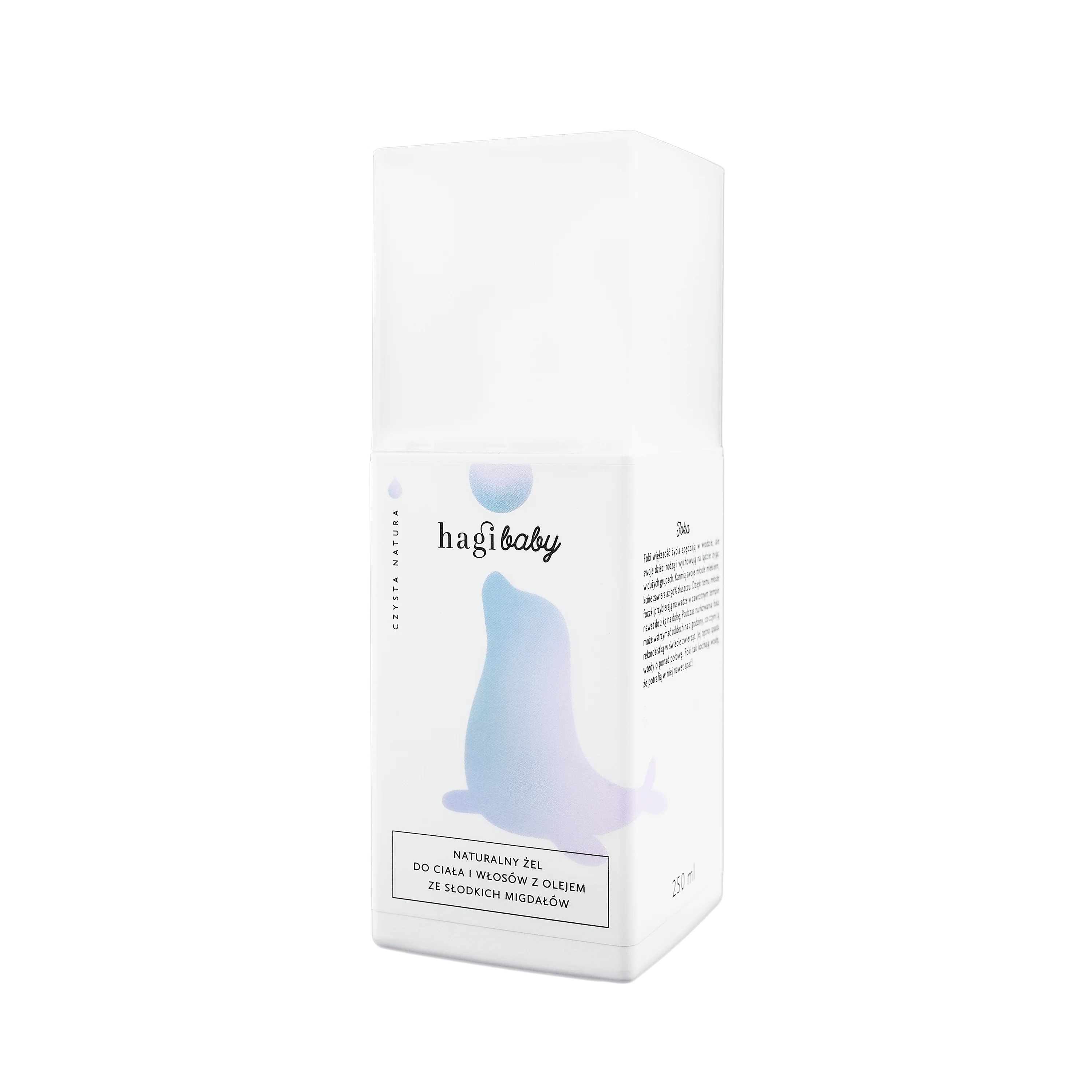 Hagi Baby naturalny żel do ciała z olejem ze słodkich migdałów, 250 ml