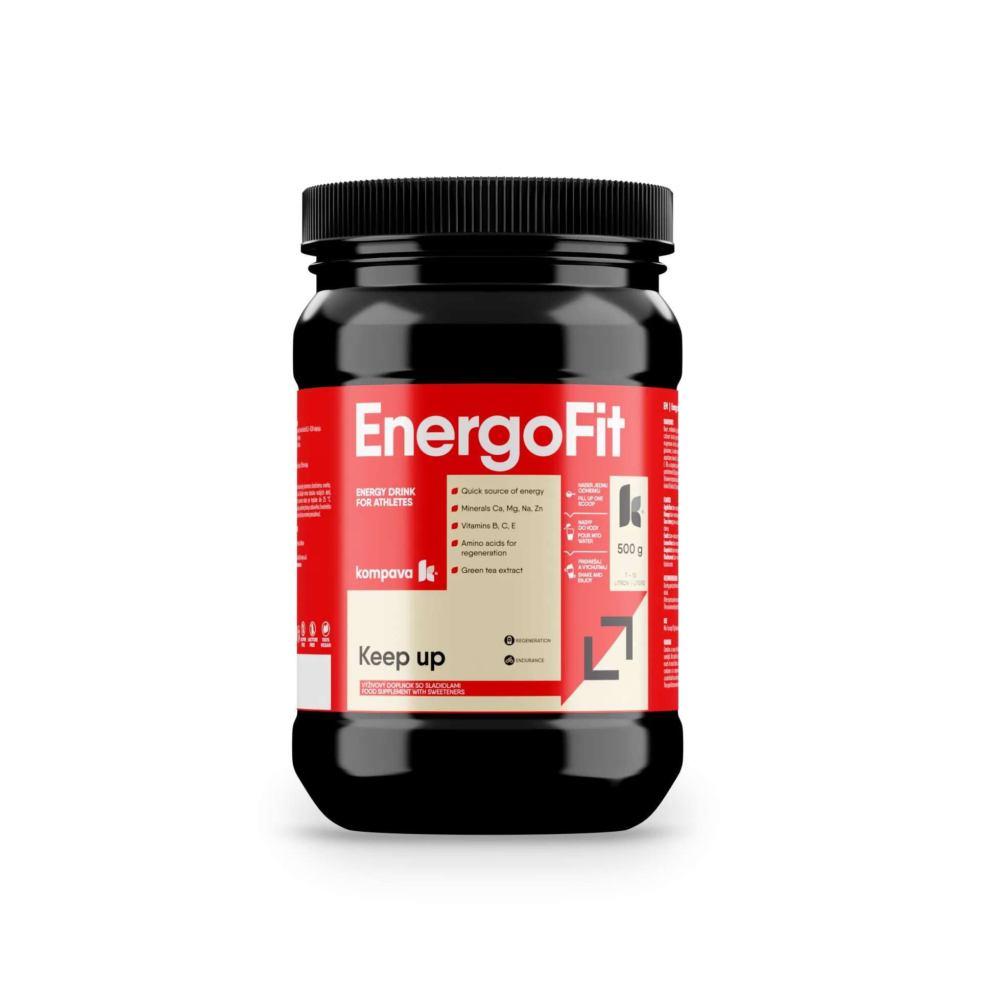 Kompava EnergoFit Czarna porzeczka, 500 g