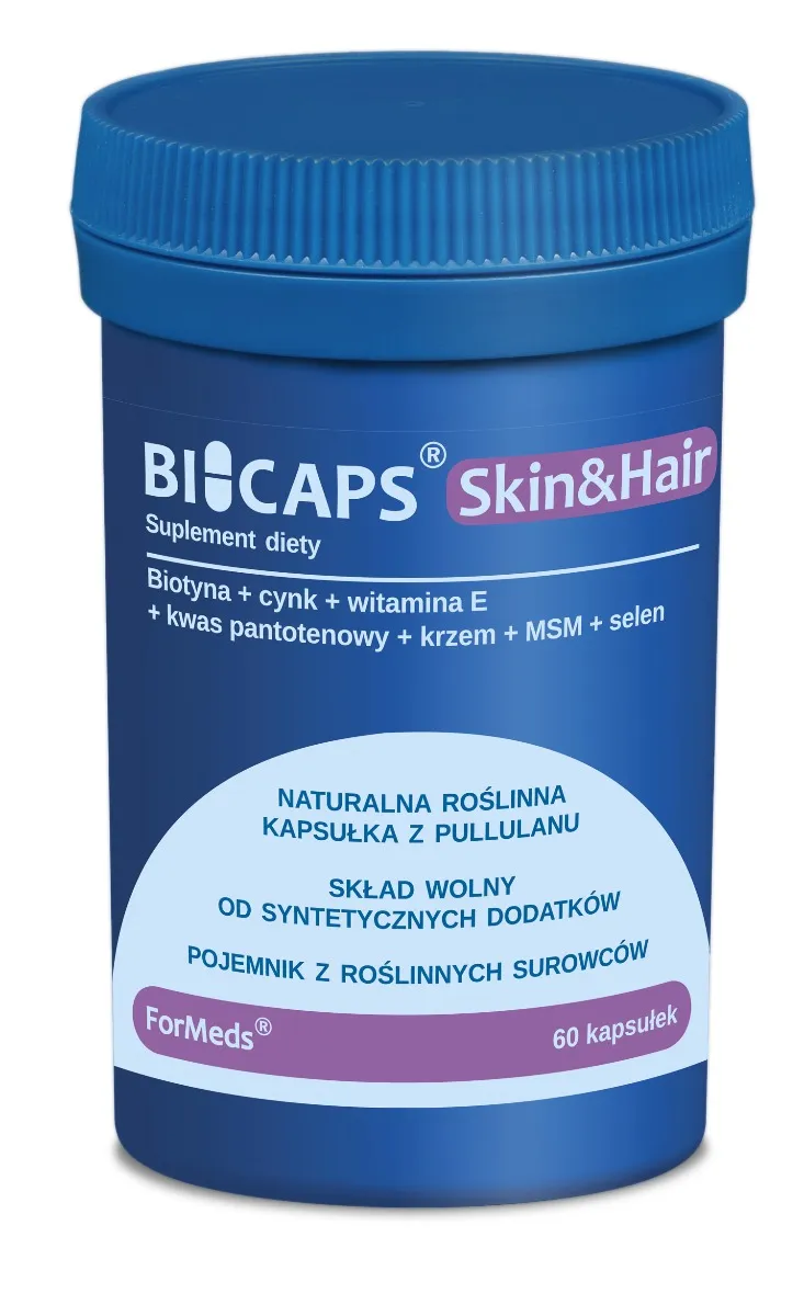 BICAPS Skin&Hair, suplement diety, 60 kapsułek