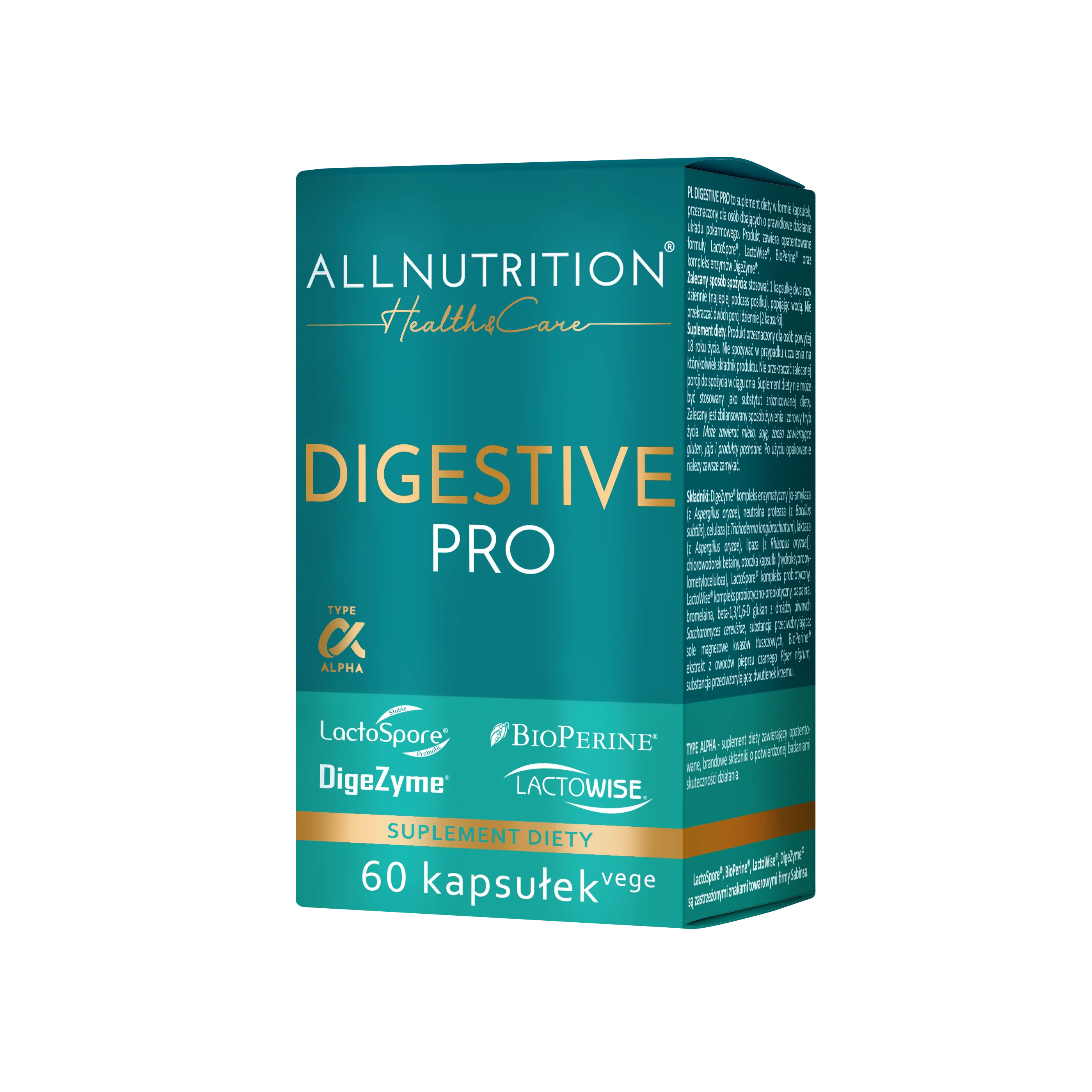 Allnutrition Health & Care Digestive Pro 60 kapsułek