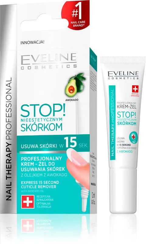 Eveline Cosmetics Nail Therapy Professional Profesjonalny preparat do usuwania skórek, 12 ml