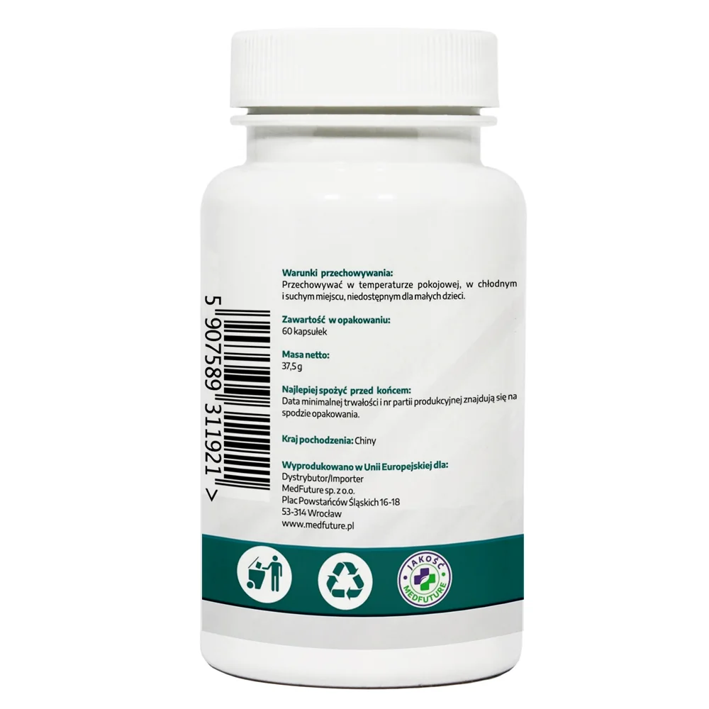MedFuture L-tryptophan 500 mg 60 kapsułek