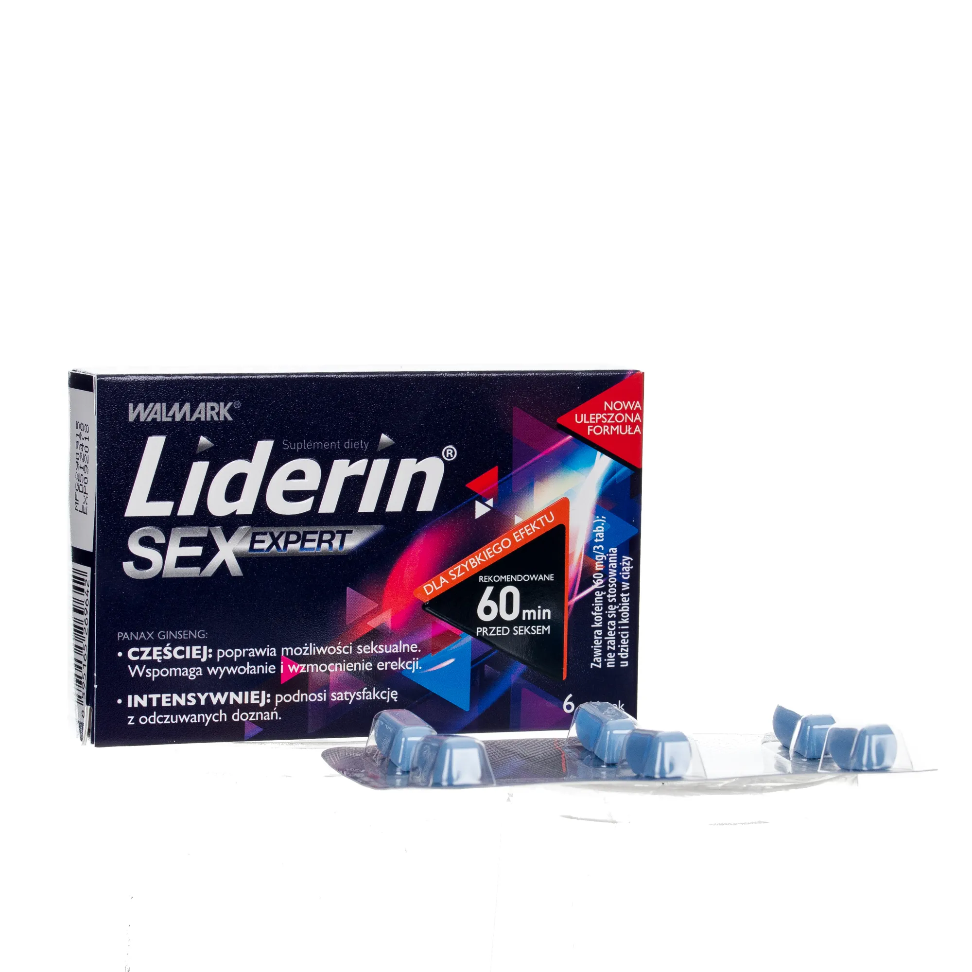 Liderin SexExpert suplement diety, 6 tabletek