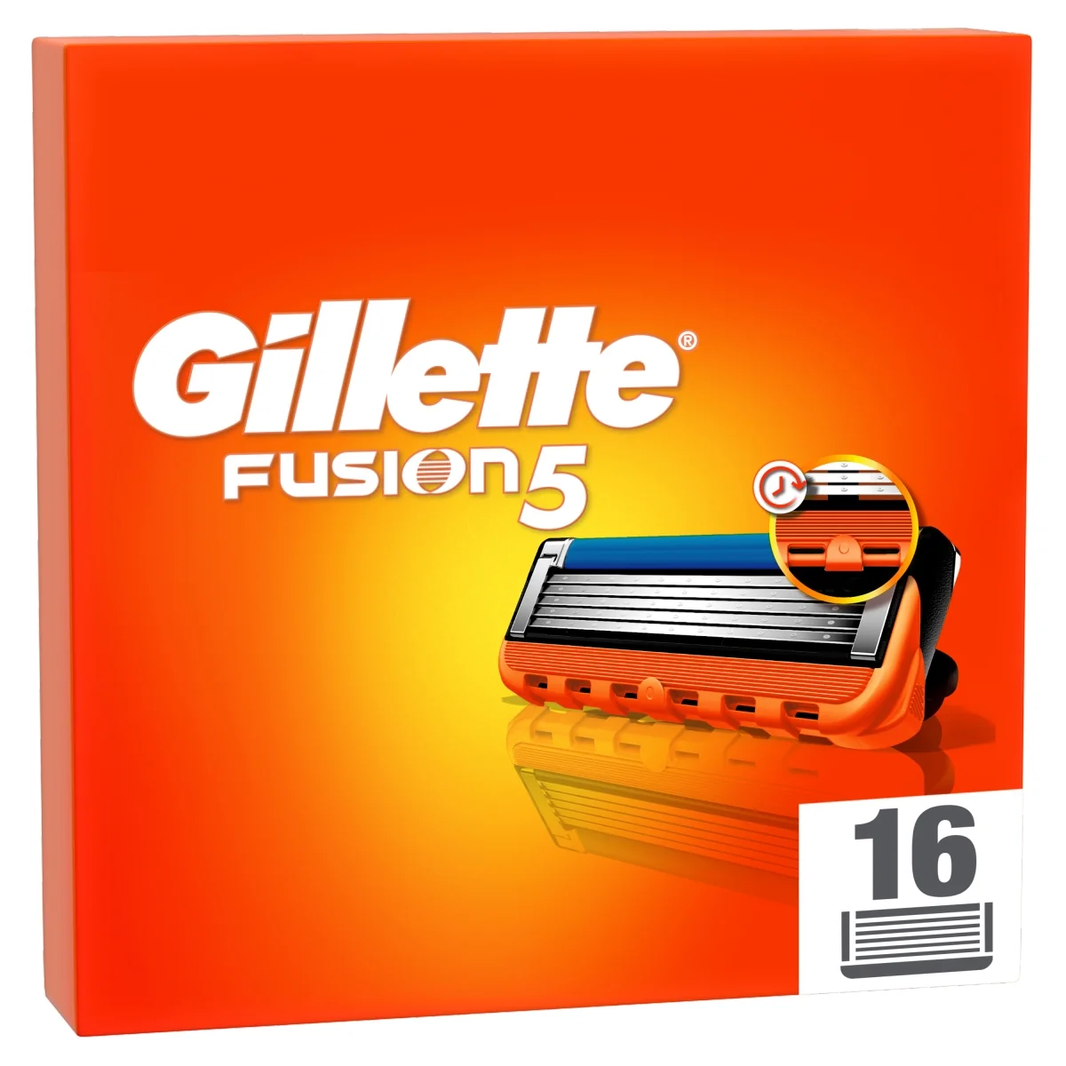 Gillette Fusion5 ostrza wymienne do maszynki do golenia dla mężczyzn, 16 sztuk