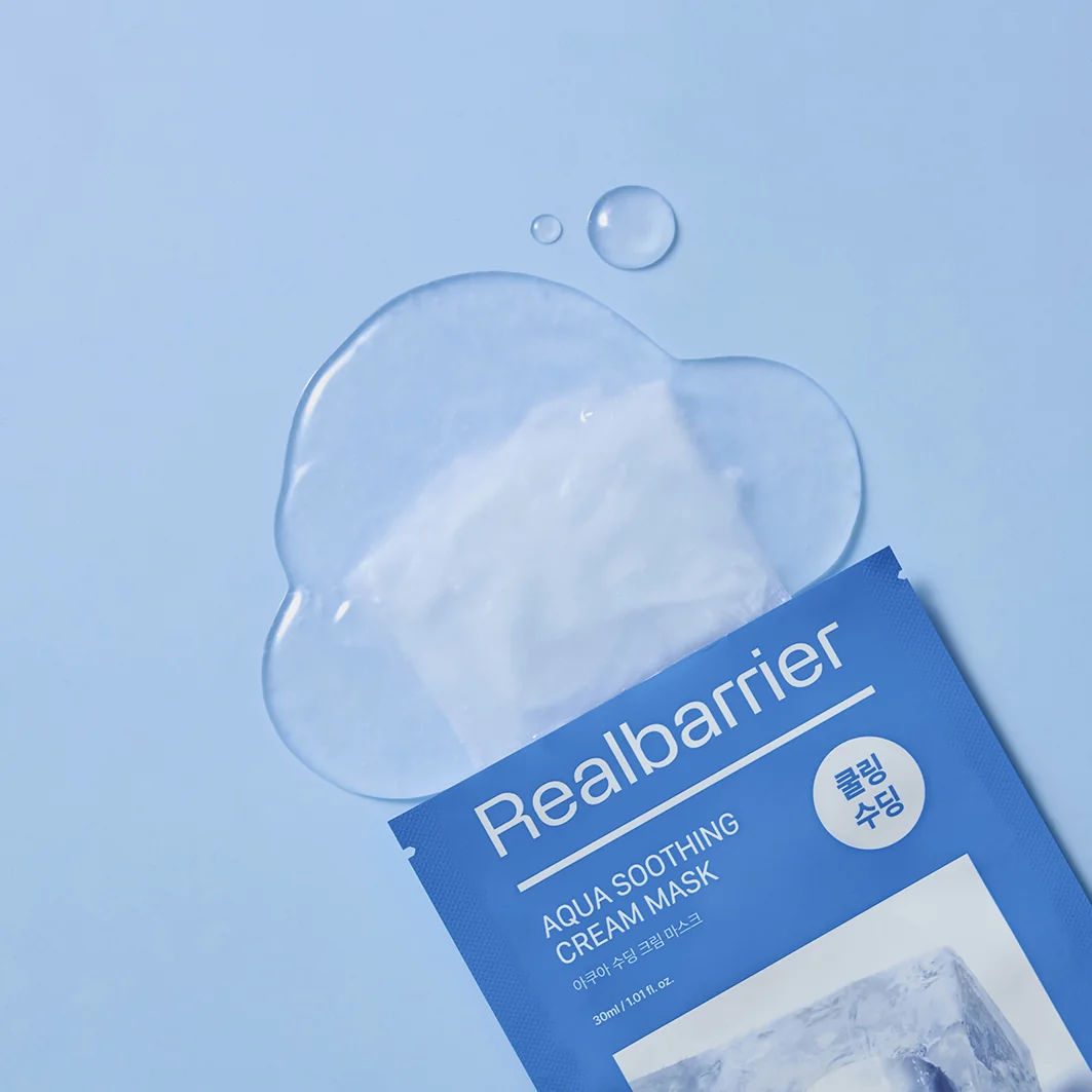 Real Barrier Aqua Soothing Tissue Mask maska w płachcie, 30 ml