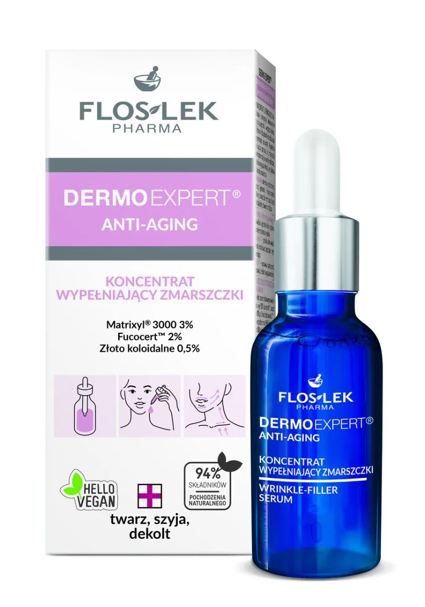 Floslek Dermoexpert Anti-aging, koncentrat lifingujący, 30 ml