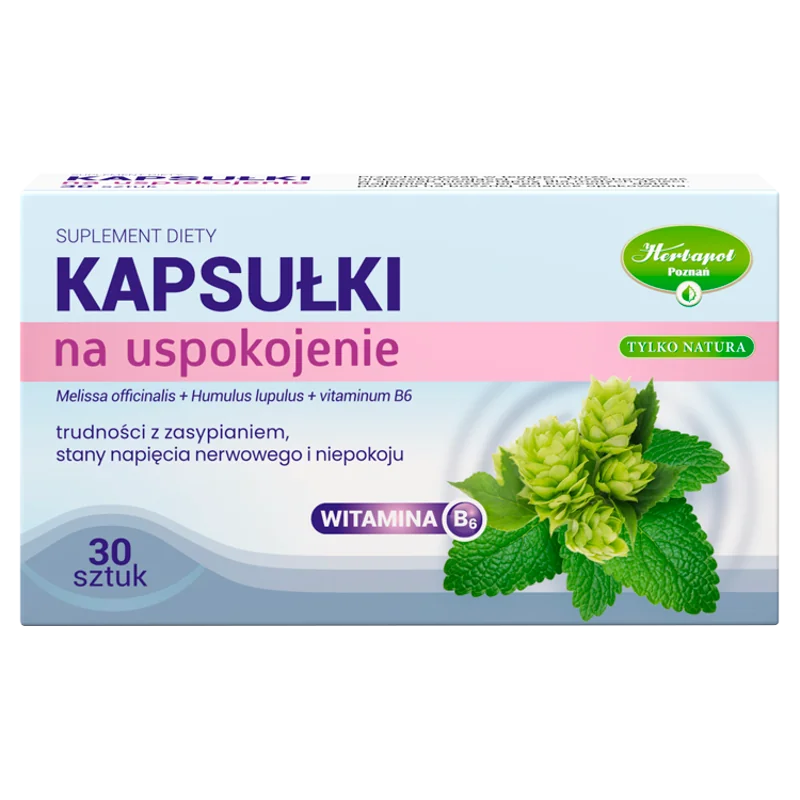 Tylko Natura kapsułki na uspokojenie, 30 szt