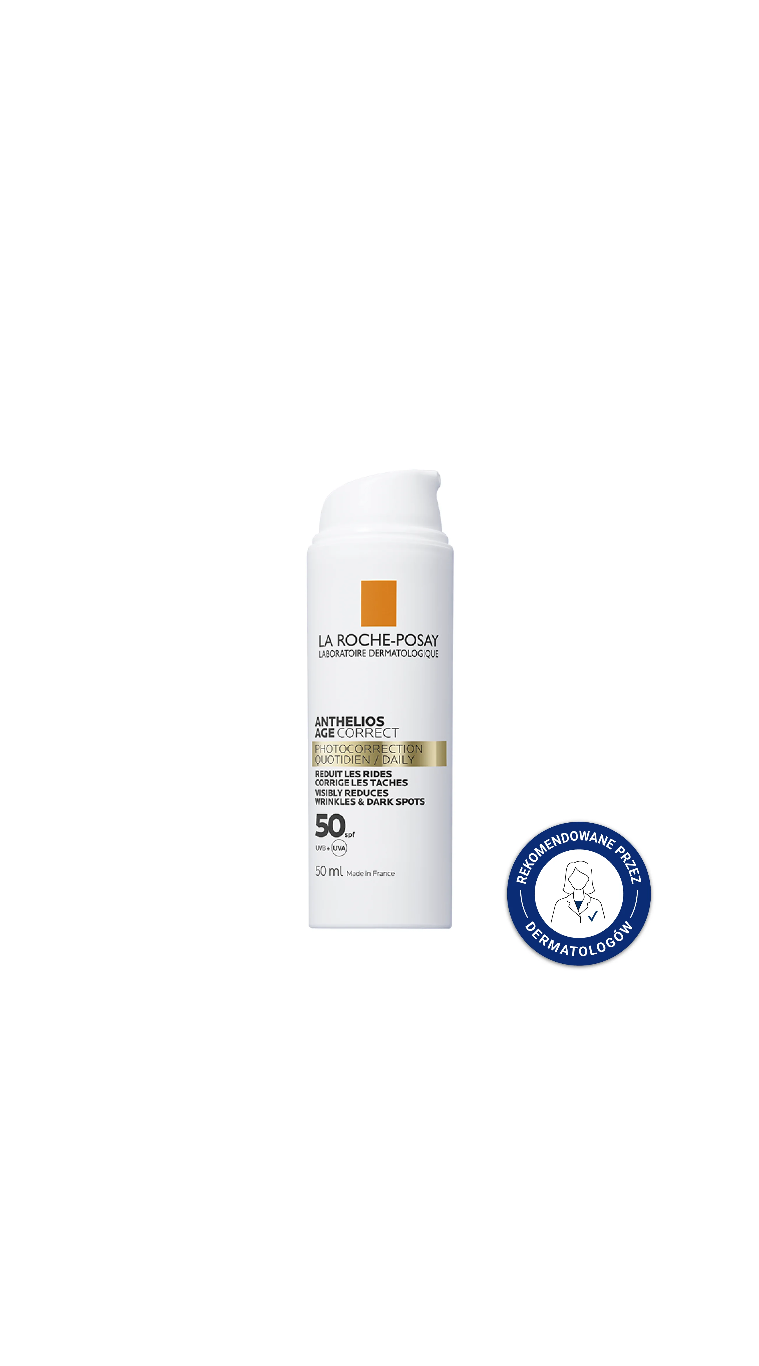 La Roche-Posay Anthelios, Codzienna fotoprotekcja przeciwstarzeniowa SPF 50, 50 ml